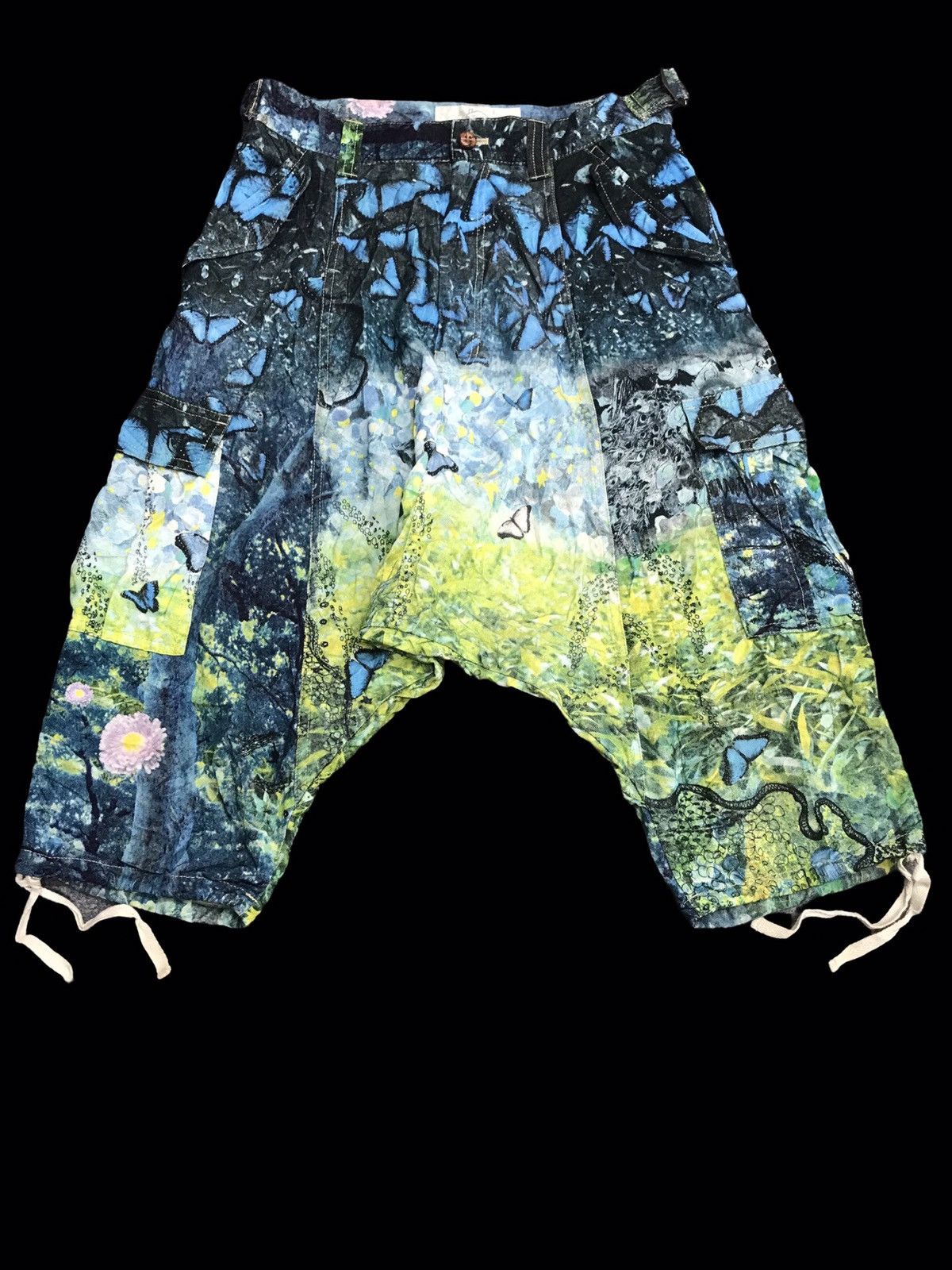 Japanese Brand 💥ARCHIVAL💥Very Rare Japanese Brand Artistic Harem Pant F67 Size US 31 - 1 Thumbnail