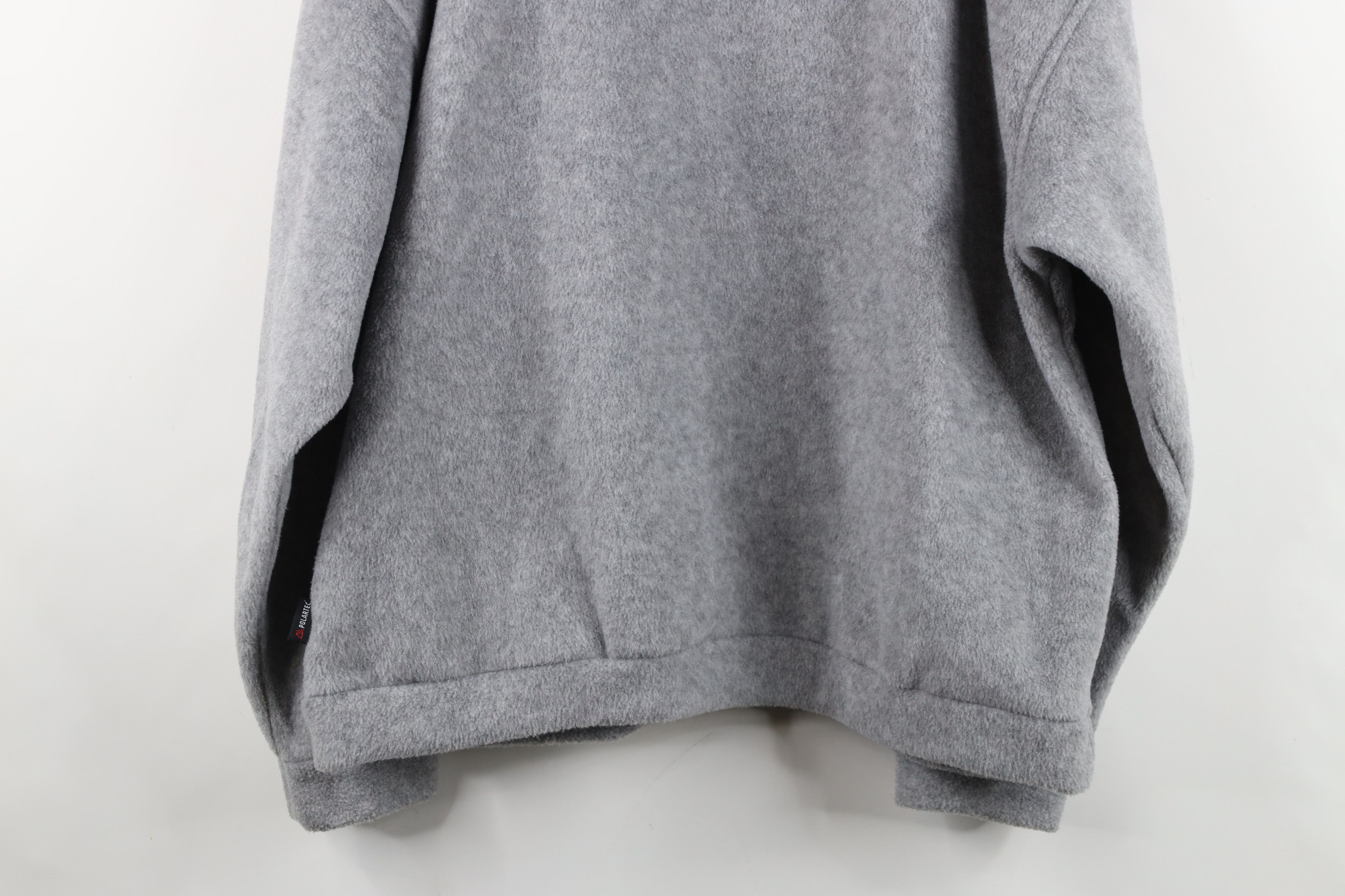 Vintage Vintage 90s Streetwear Fleece Crewneck Sweater Heather Gray Size US XL / EU 56 / 4 - 14 Thumbnail