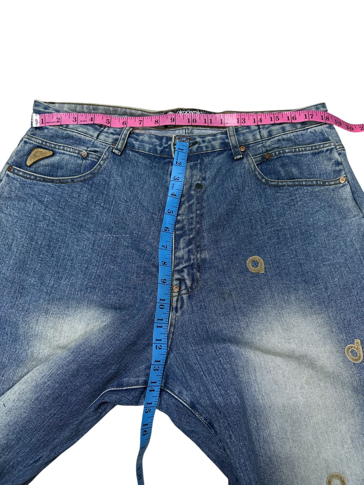 Kapital Baggy A K A D E M I K S Light Washed Denim. Size US 36 / EU 52 - 11 Thumbnail