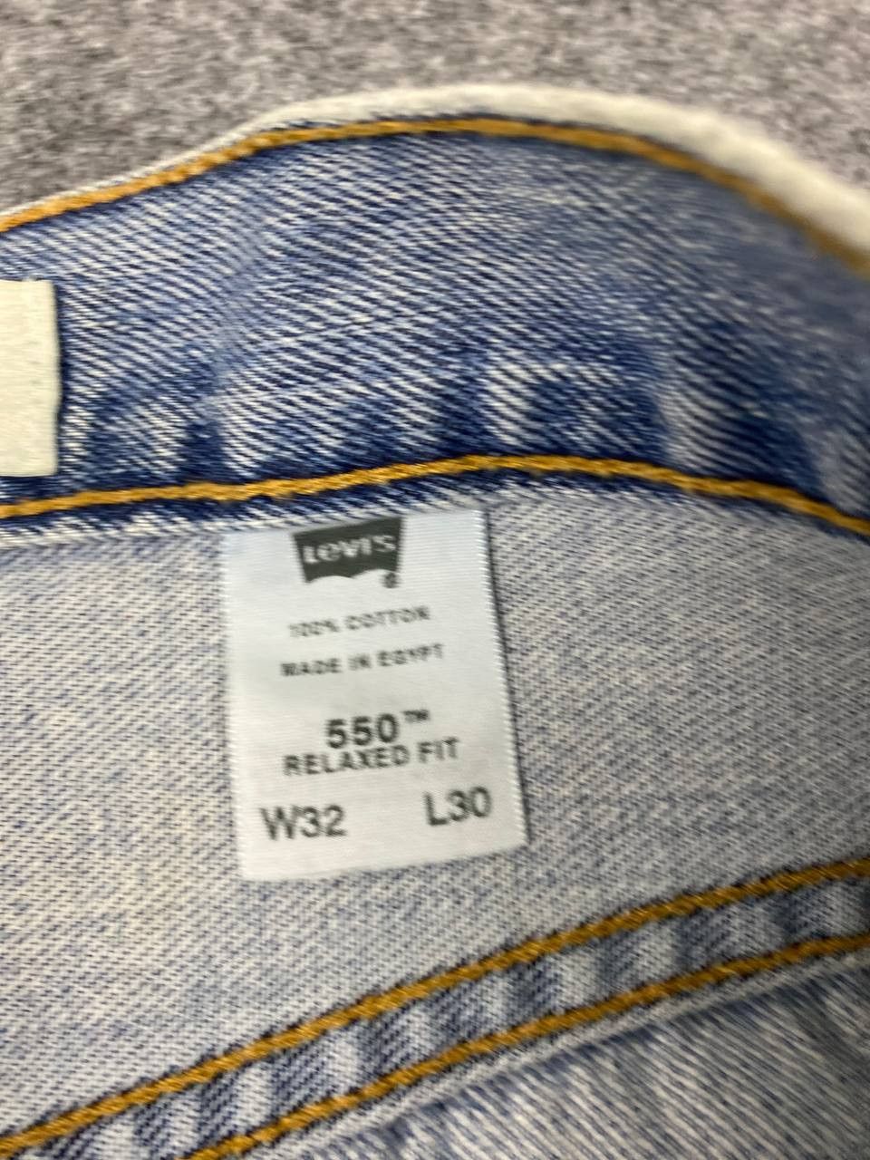 Levi's vintage levis 550 relaxed fit denim nice design Size US 34 / EU 50 - 14 Thumbnail