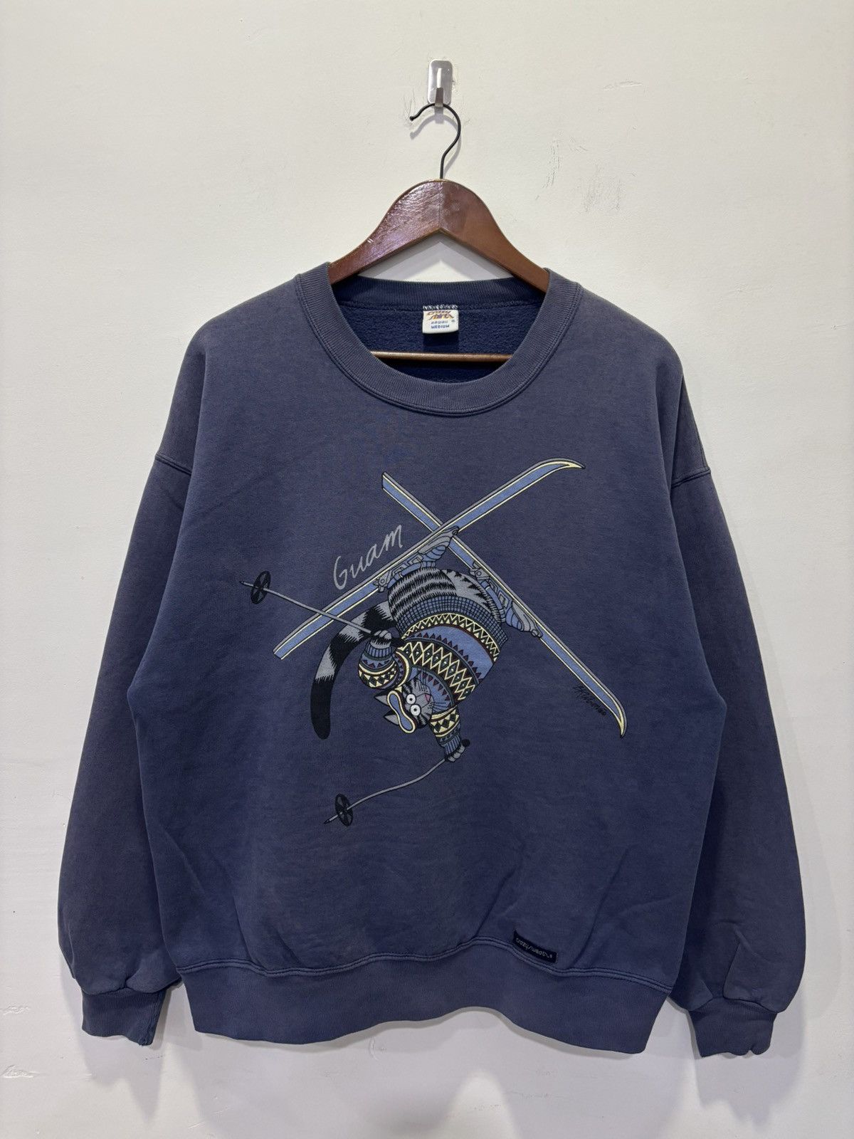 Vintage Vintage Crazy Shirt Sweatshirt Size US M / EU 48-50 / 2 - 1 Thumbnail