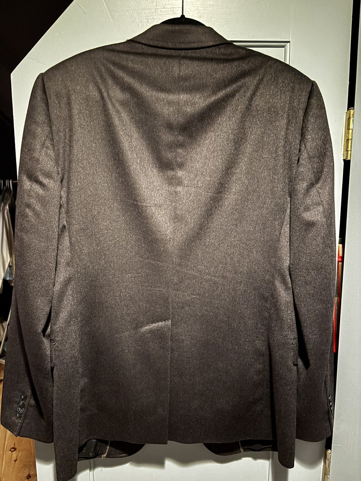 Dolce & Gabbana Dolce and Gabbana Cashmere Charcoal Blazer Size 52R - 2 Thumbnail