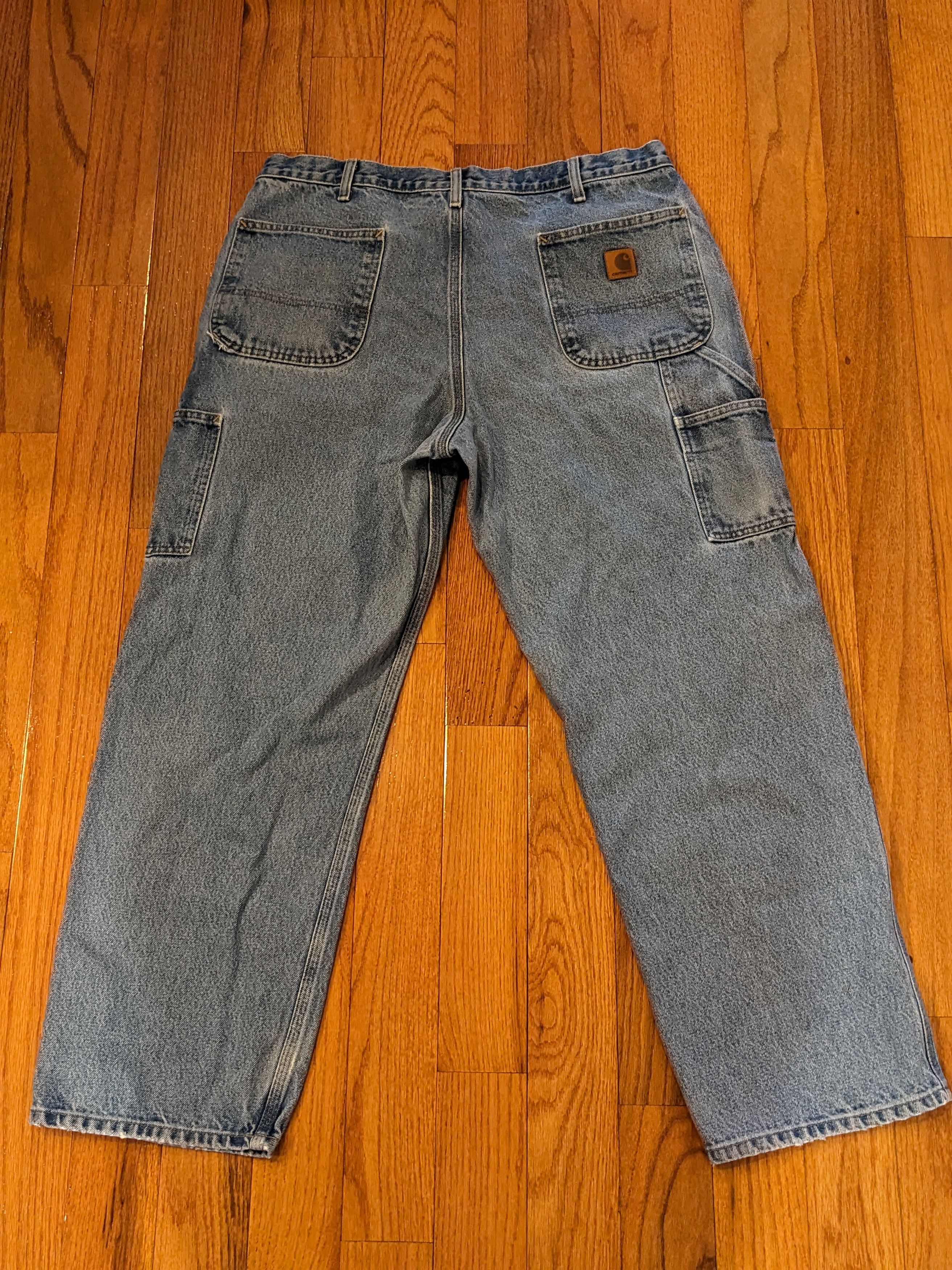 Carhartt × Vintage Vintage Carhartt B237 DST Original Fit 38 x 30 Denim Jeans Size US 38 / EU 54 - 1 Thumbnail