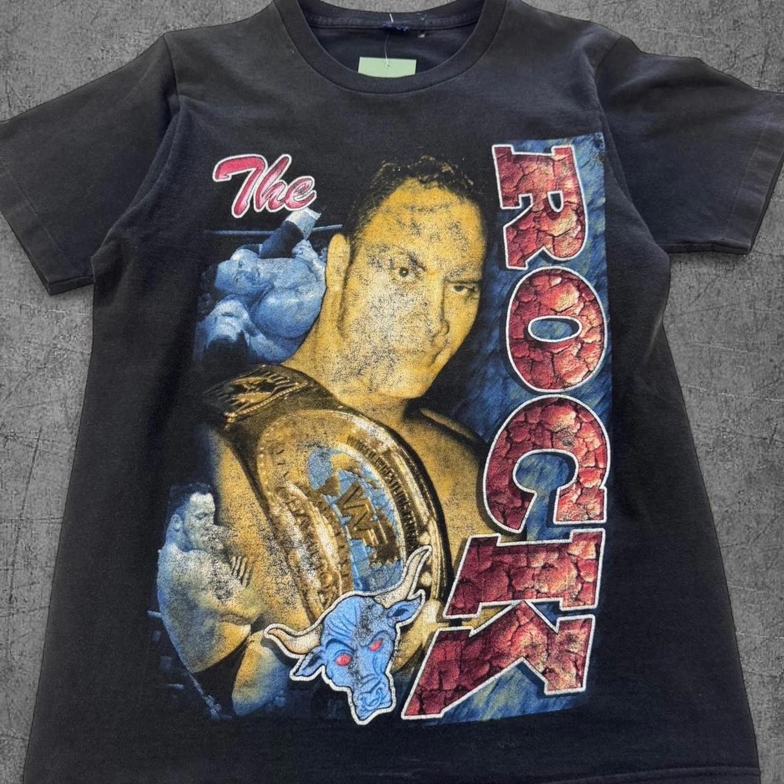 Rap Tees 90s The Rock WWE Rap Tee Size US M / EU 48-50 / 2 - 2 Thumbnail