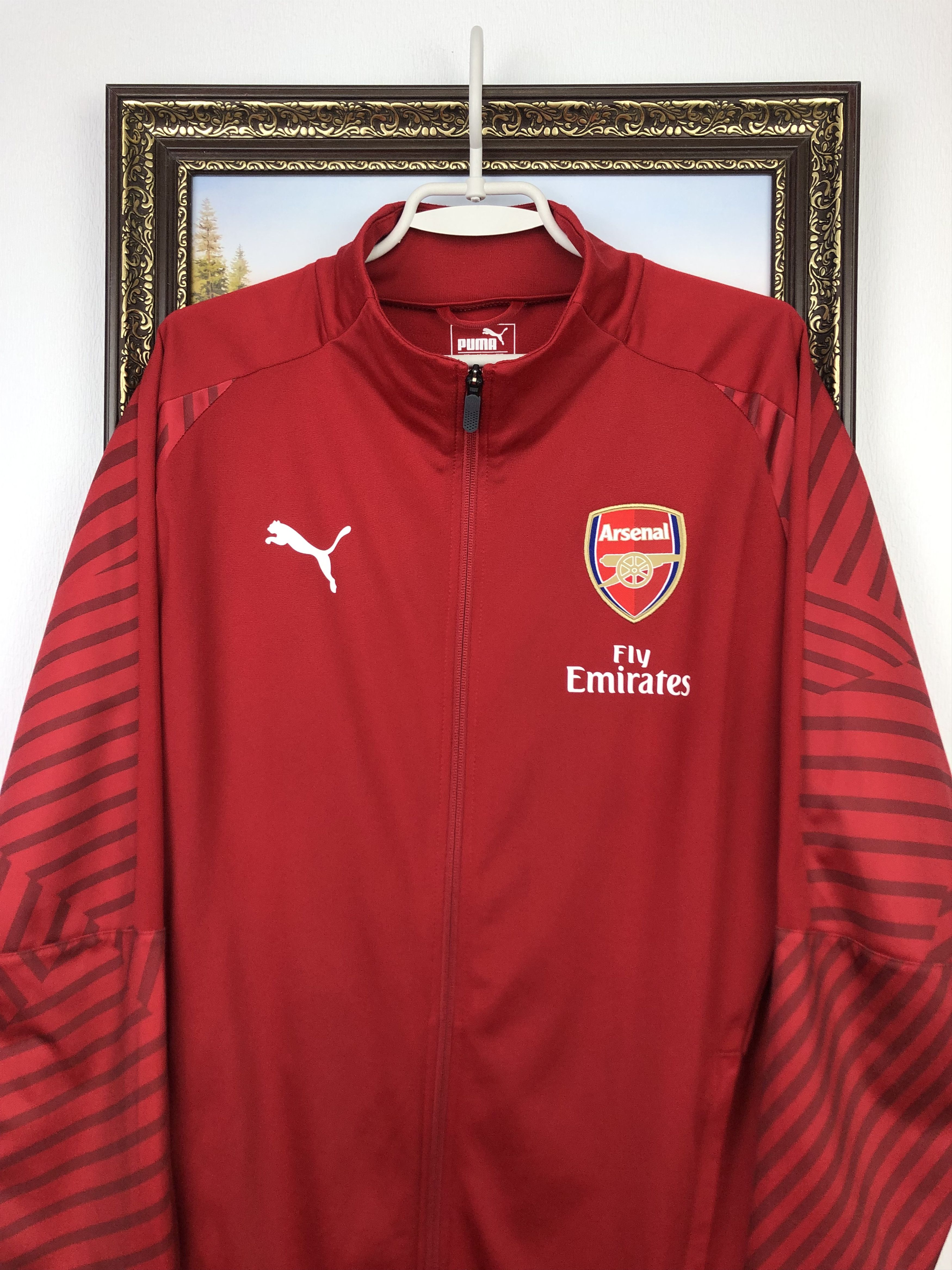 Puma Arsenal Puma Football Jacket Soccer Track Top Gunners Size US L / EU 52-54 / 3 - 2 Thumbnail