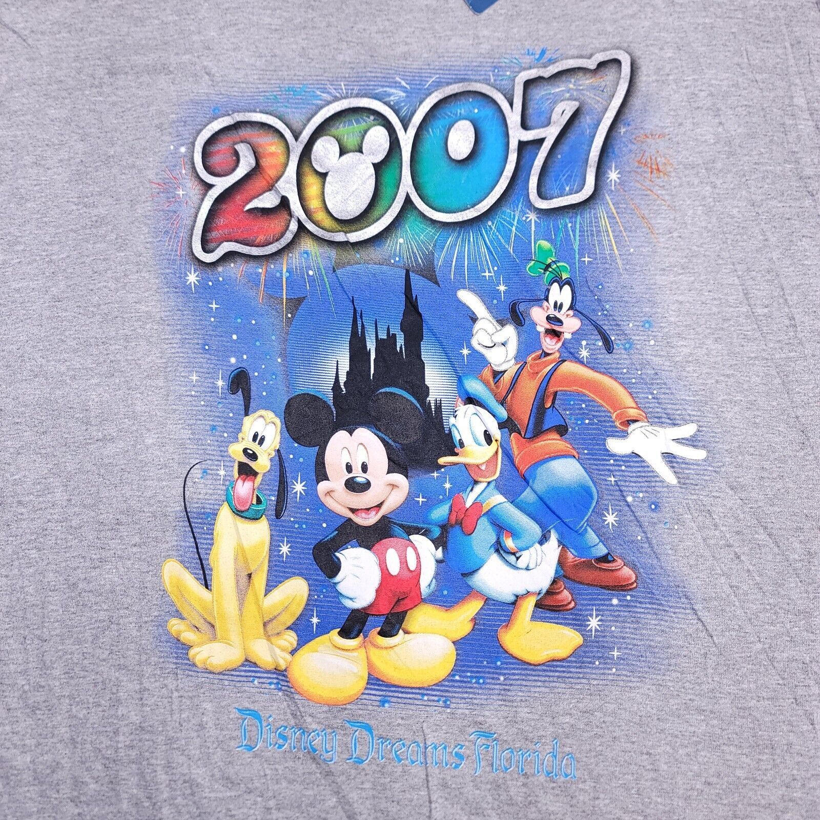 Disney Disney World 2007 Casual Graphic Pullover Shirt Men Size 2XL Size US XXL / EU 58 / 5 - 3 Thumbnail