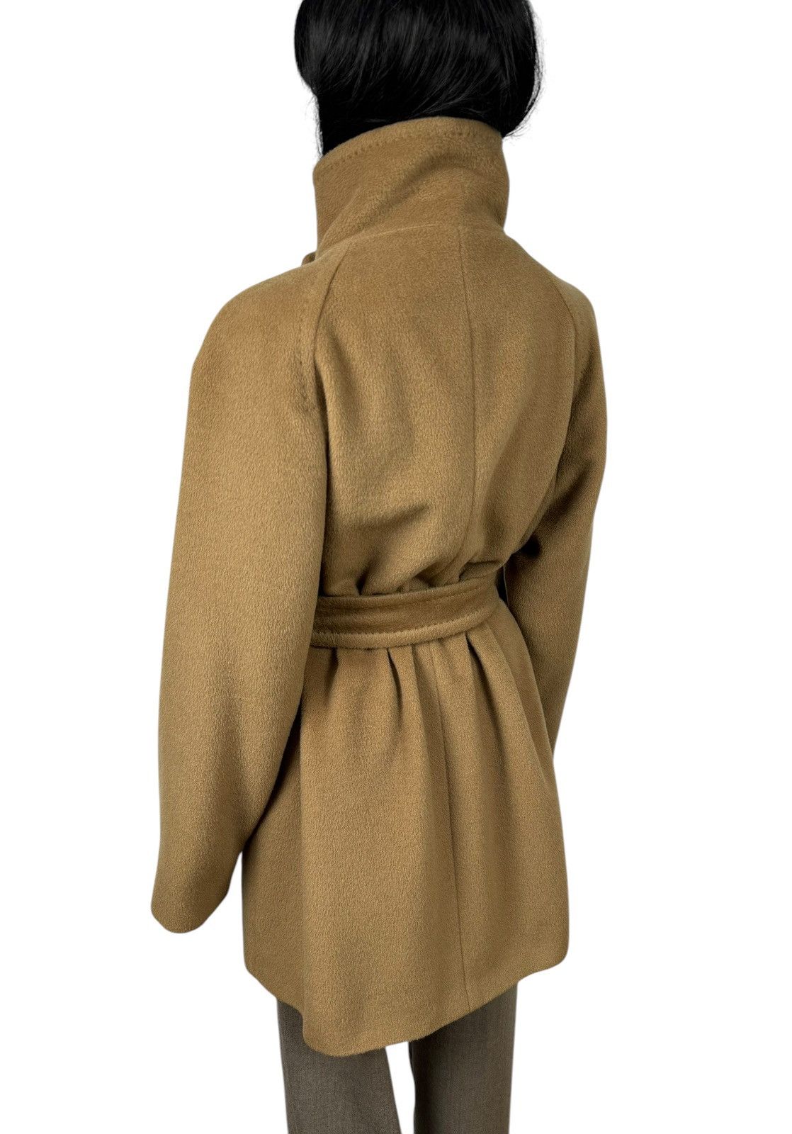 Marella Marella Wool-Cashmere Belted Coat Mock Neck size US8 IT44 Size M / US 6-8 / IT 42-44 - 7 Thumbnail