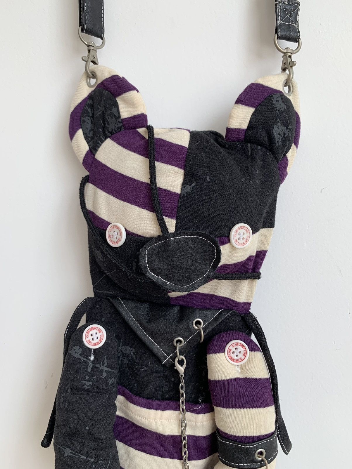 Japanese Brand Y2K Blood Storm Gothic Teddy Bear Bag Size ONE SIZE - 3 Thumbnail