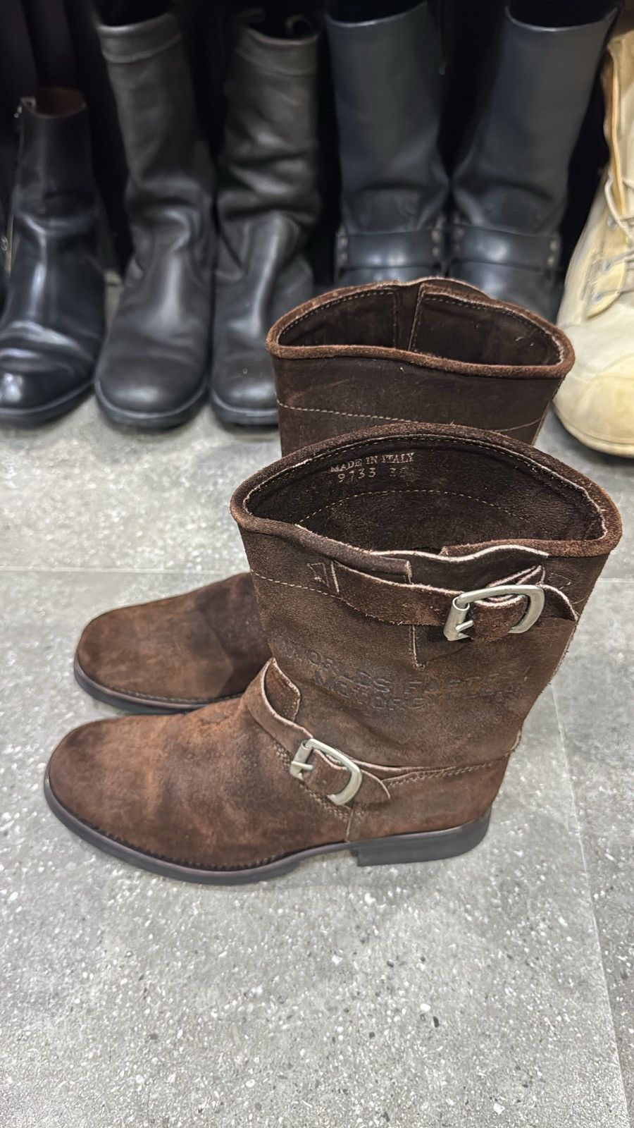 Paul Smith Triumph by Paul Smith Leather Engineer Boots Size US 7 / IT 37 - 12 Thumbnail