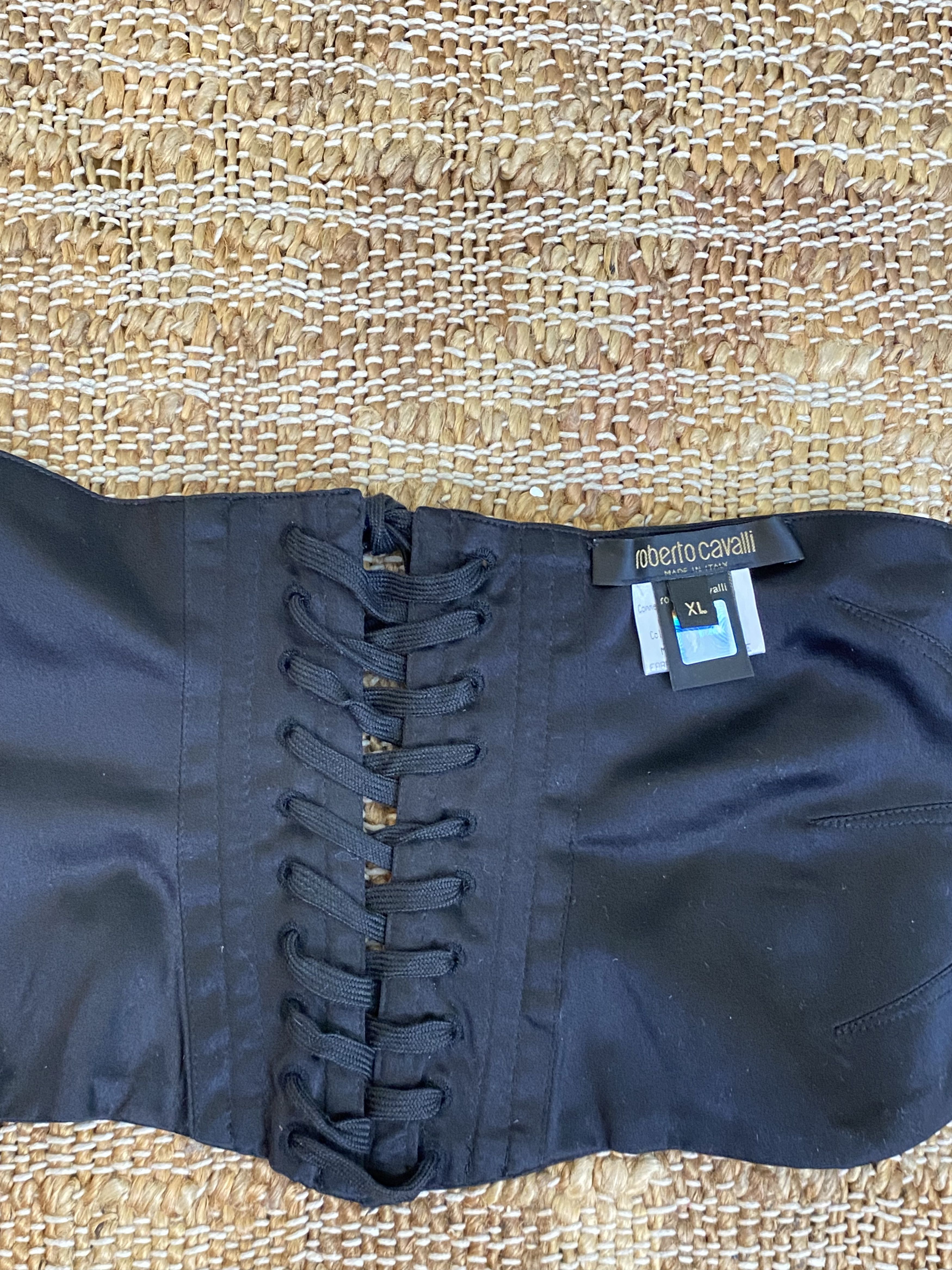 Roberto Cavalli Roberto Cavalli Waist Cincher Corset S/S 2003 Bustier Size XL / US 12-14 / IT 48-50 - 12 Thumbnail