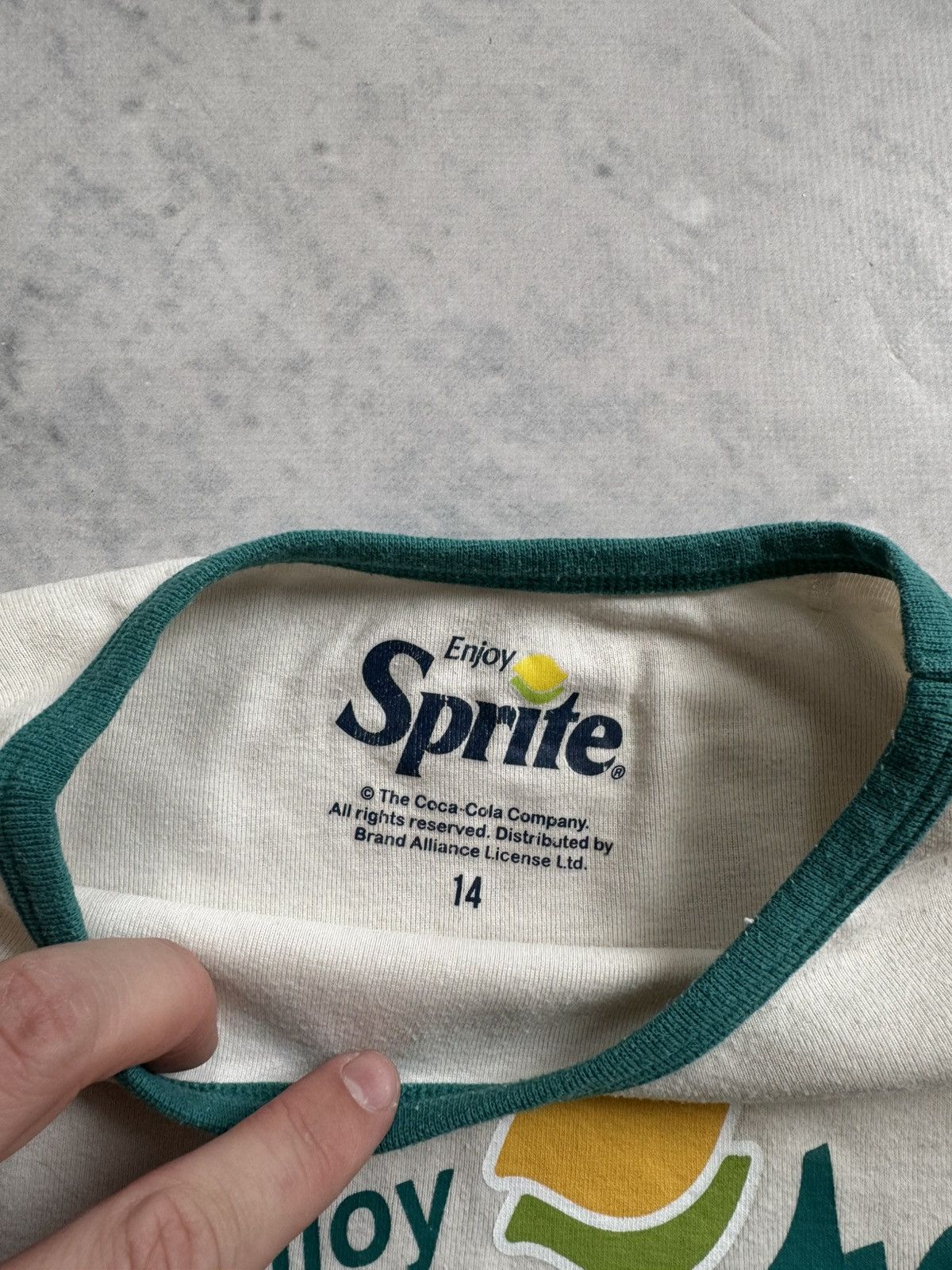 Vintage Sprite Enjoy Brasil style vintage wmns tee 00s Coca-Ca Size M / US 6-8 / IT 42-44 - 5 Thumbnail