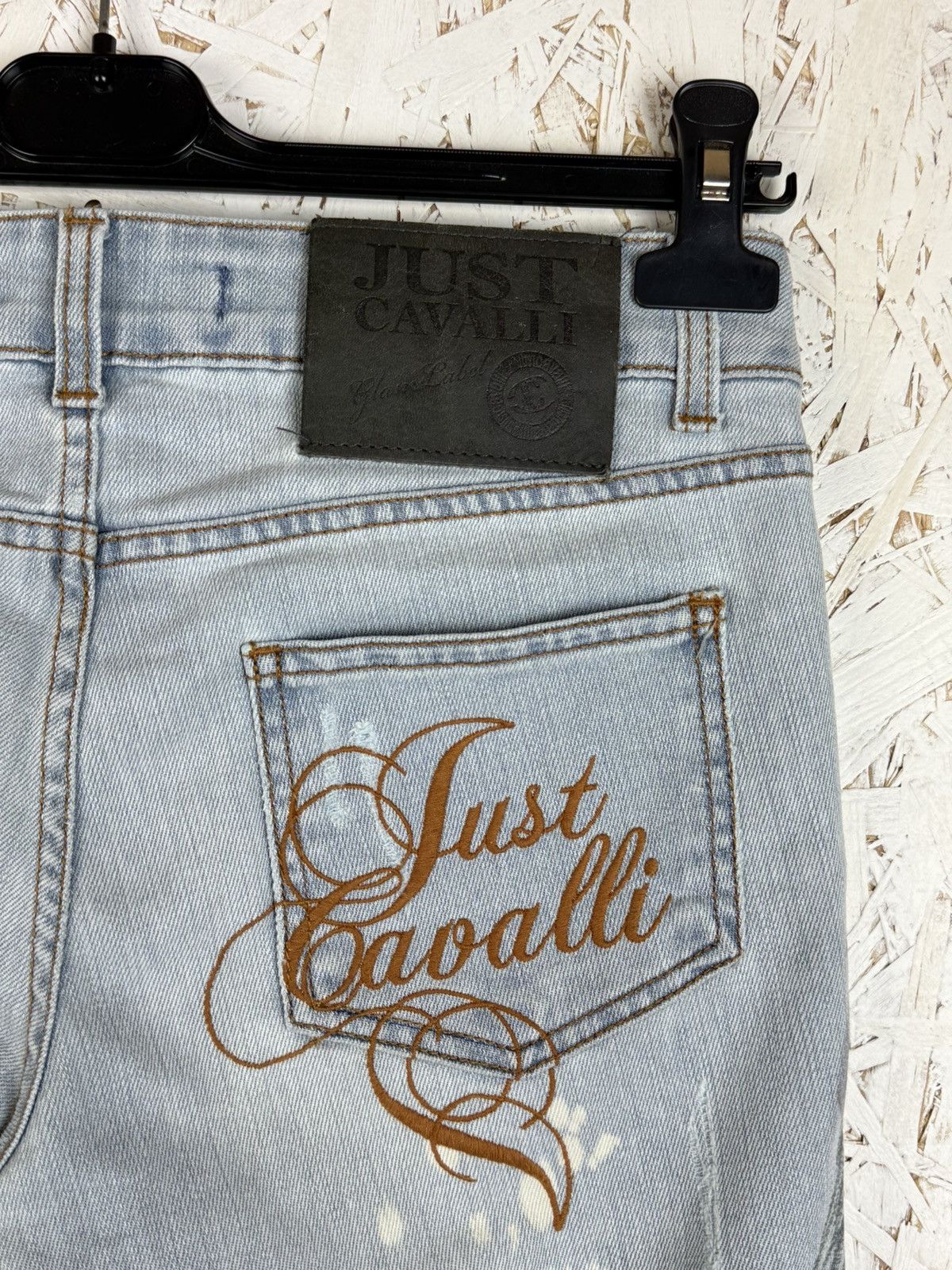 Just Cavalli Vintage Just Cavalli 2001 Horse Tattoo Printed Jeans Size 30 Size 31" - 11 Thumbnail