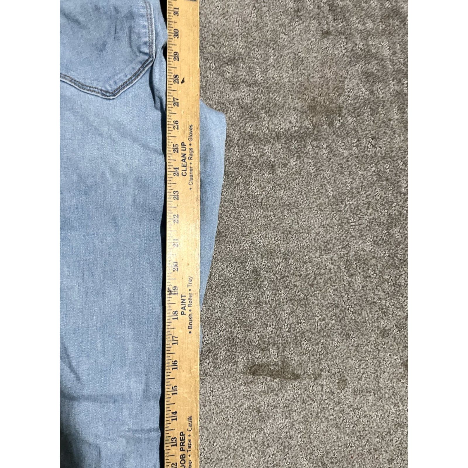 Old Navy Old Navy Rockstar Super Skinny Jeans Womens 4 Blue Regular Size 27" / US 4 / IT 40 - 7 Thumbnail
