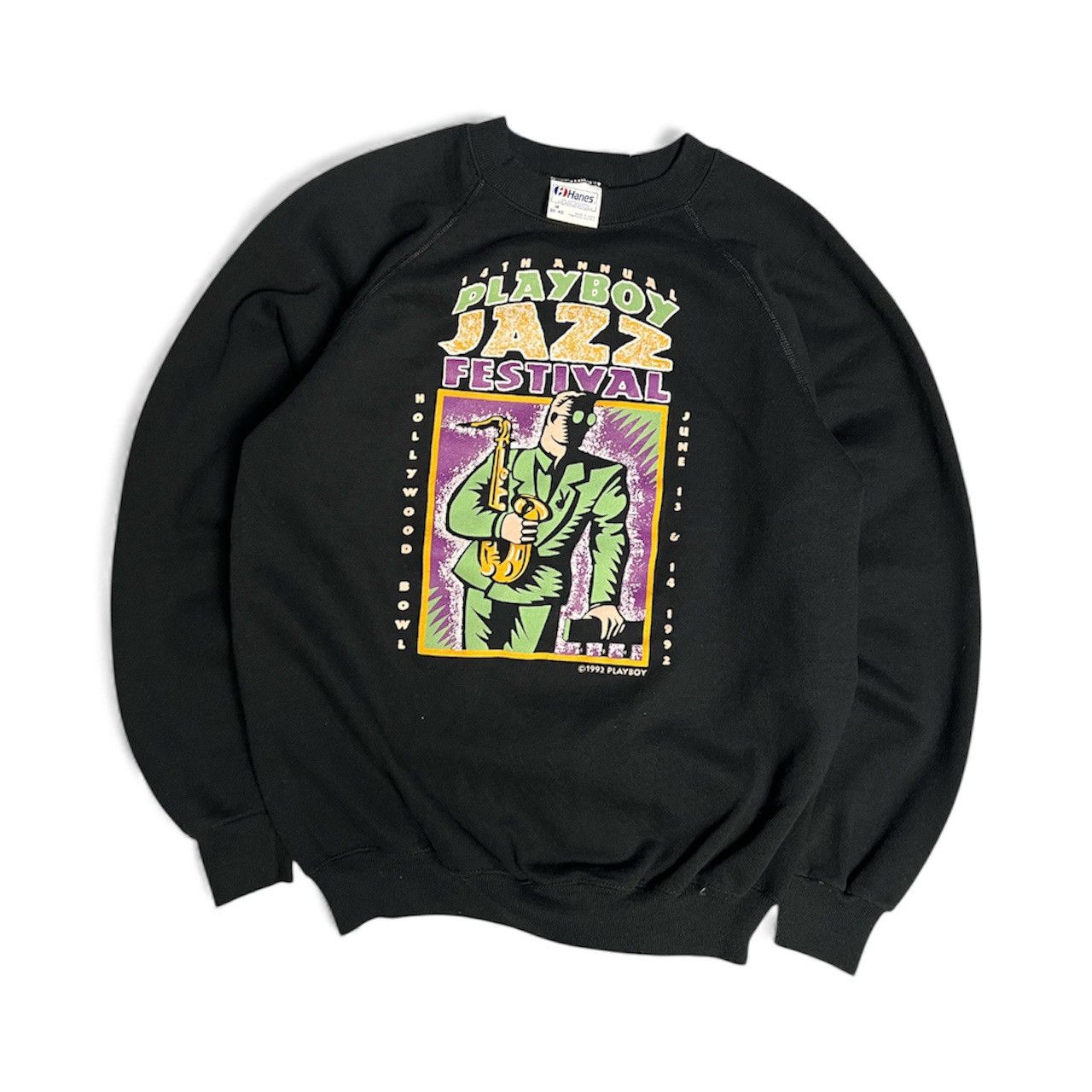 Playboy Vintage 90's Playboy festival Jazz 1992 crewneck Size US M / EU 48-50 / 2 - 1 Thumbnail