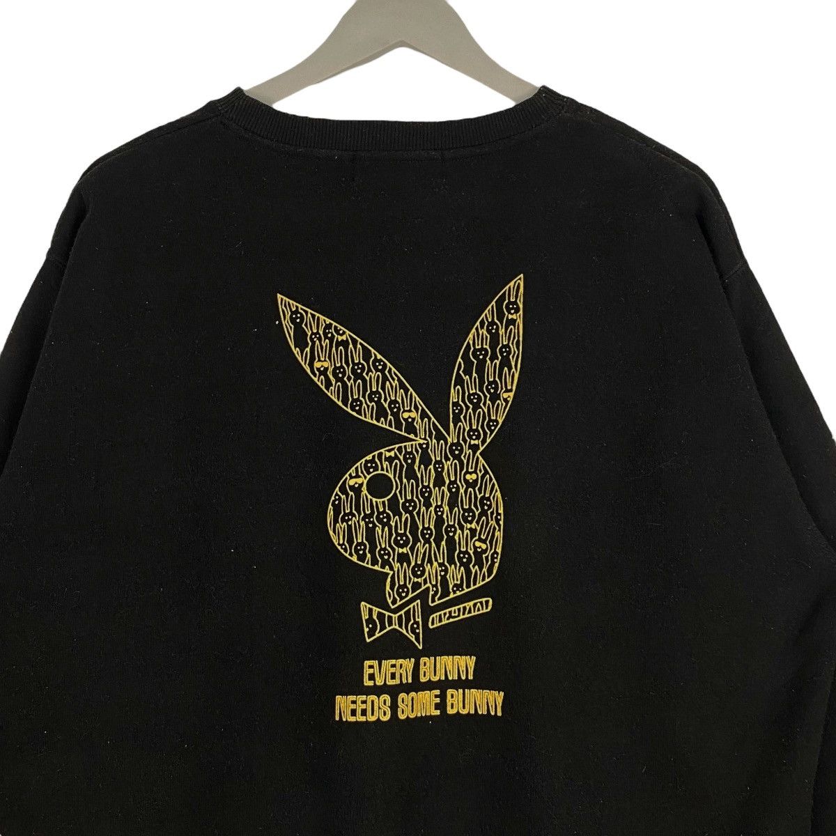 Playboy × Vintage Vintage Playboy Bunny Small Logo Crewneck Sweatshirt Black Size US L / EU 52-54 / 3 - 8 Thumbnail