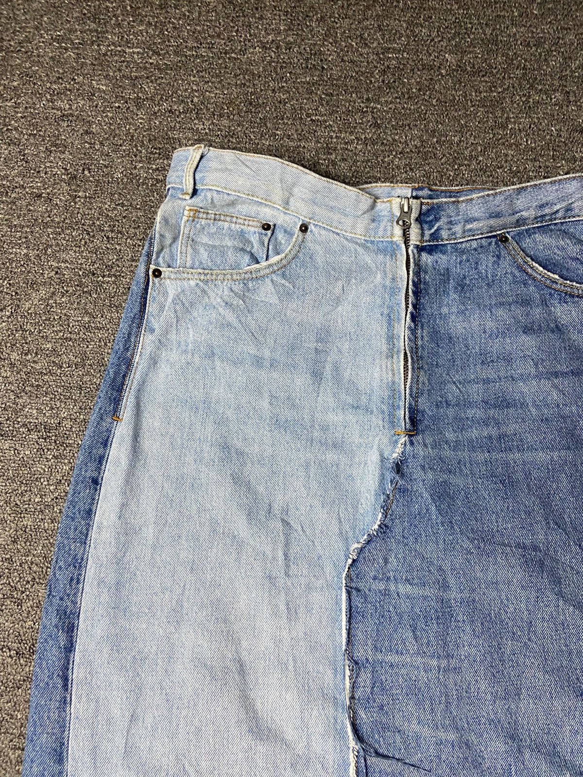 Zara Zara TRF IX’D Makers Two Tone Jeans Skirts (165) Size 32" / US 10 / IT 46 - 11 Thumbnail