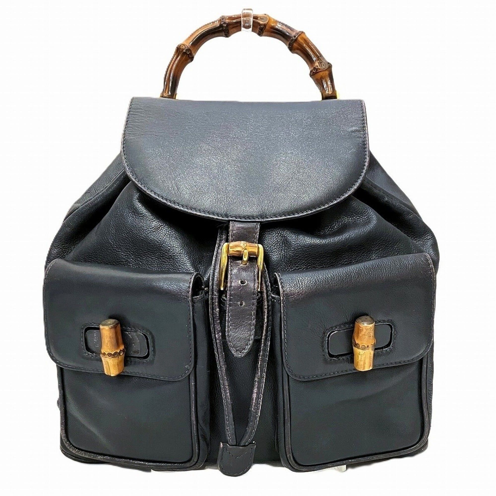 Gucci Gucci Bamboo Backpack (0016) Size ONE SIZE - 1 Thumbnail