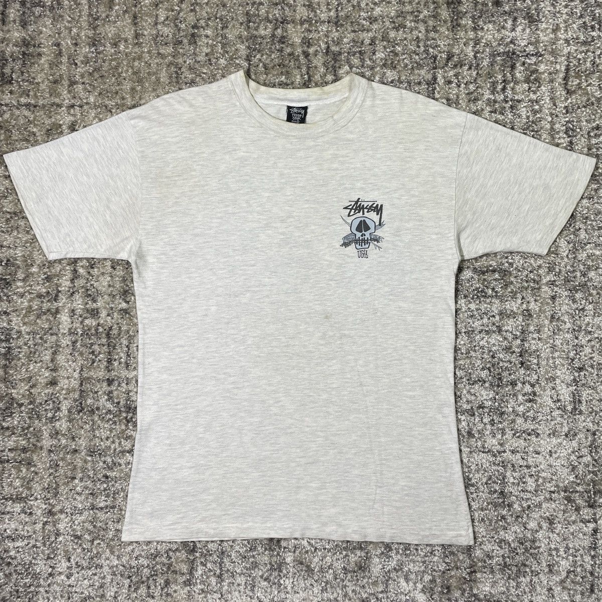 Stussy 80s Stussy Skull Fresh Gear Tee Size US S / EU 44-46 / 1 - 3 Thumbnail