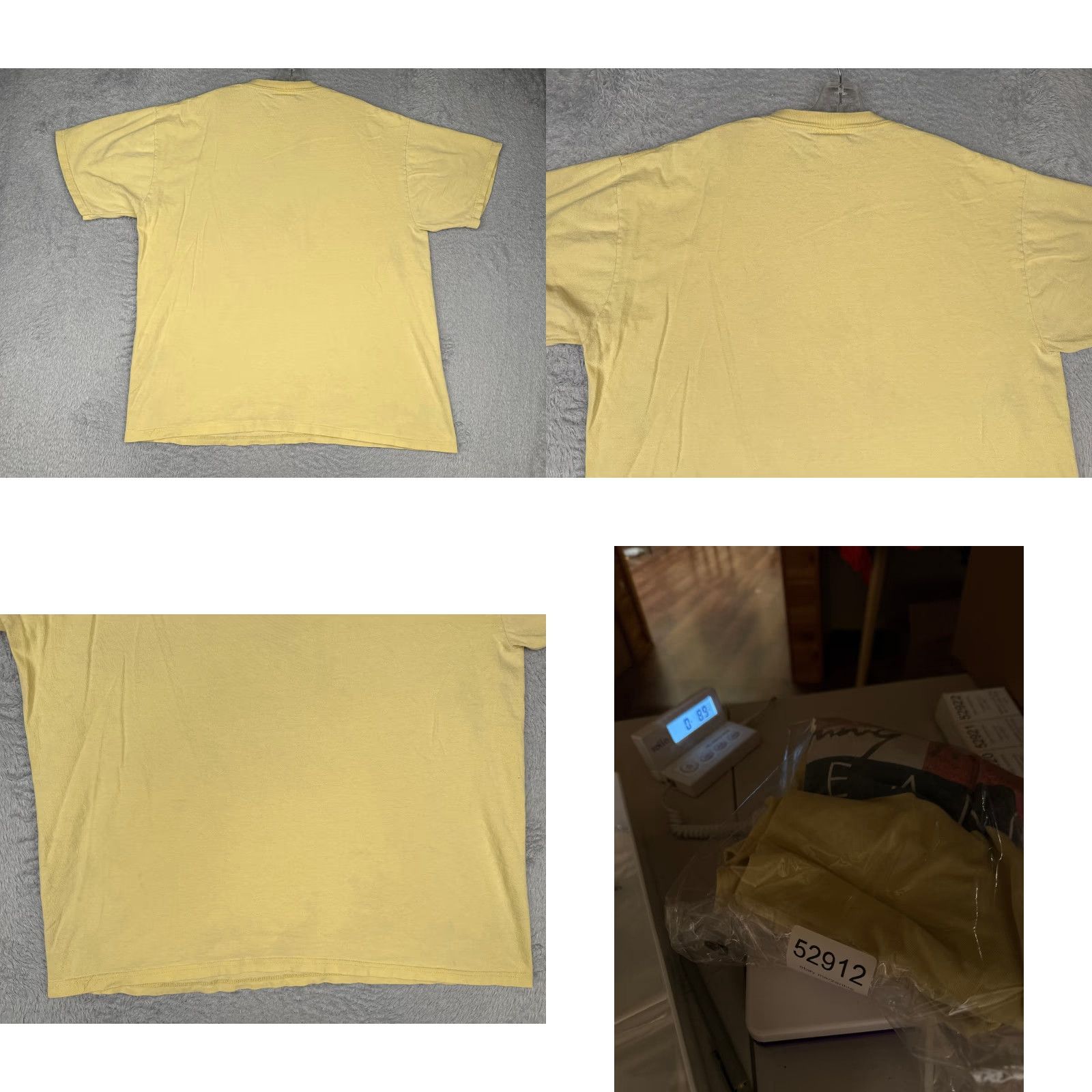 Tommy Hilfiger Tommy Hilfiger Jeans Shirt Adult XL Yellow Crew Neck 100% Cotton Mens Size US XL / EU 56 / 4 - 9 Thumbnail