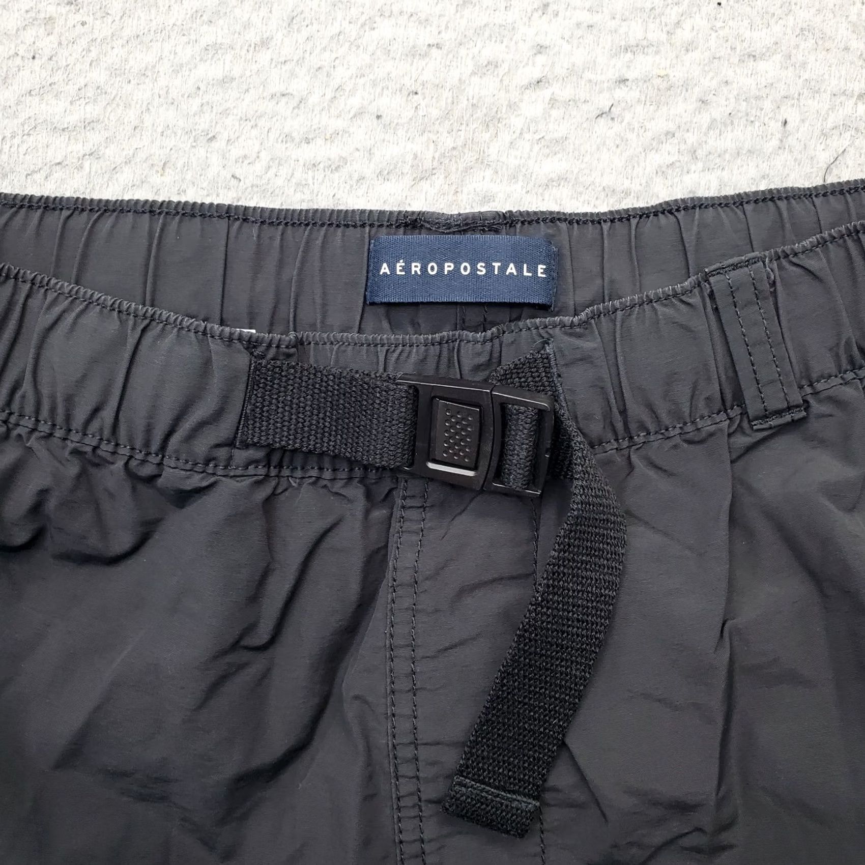 Vintage Aéropostale Hiking Pants Womens Size S Black Belted Waist Inseam 28.5" Belted Elastic Ankle Pockets Casual Outdoor Size 28" / US 6 / IT 42 - 7 Thumbnail
