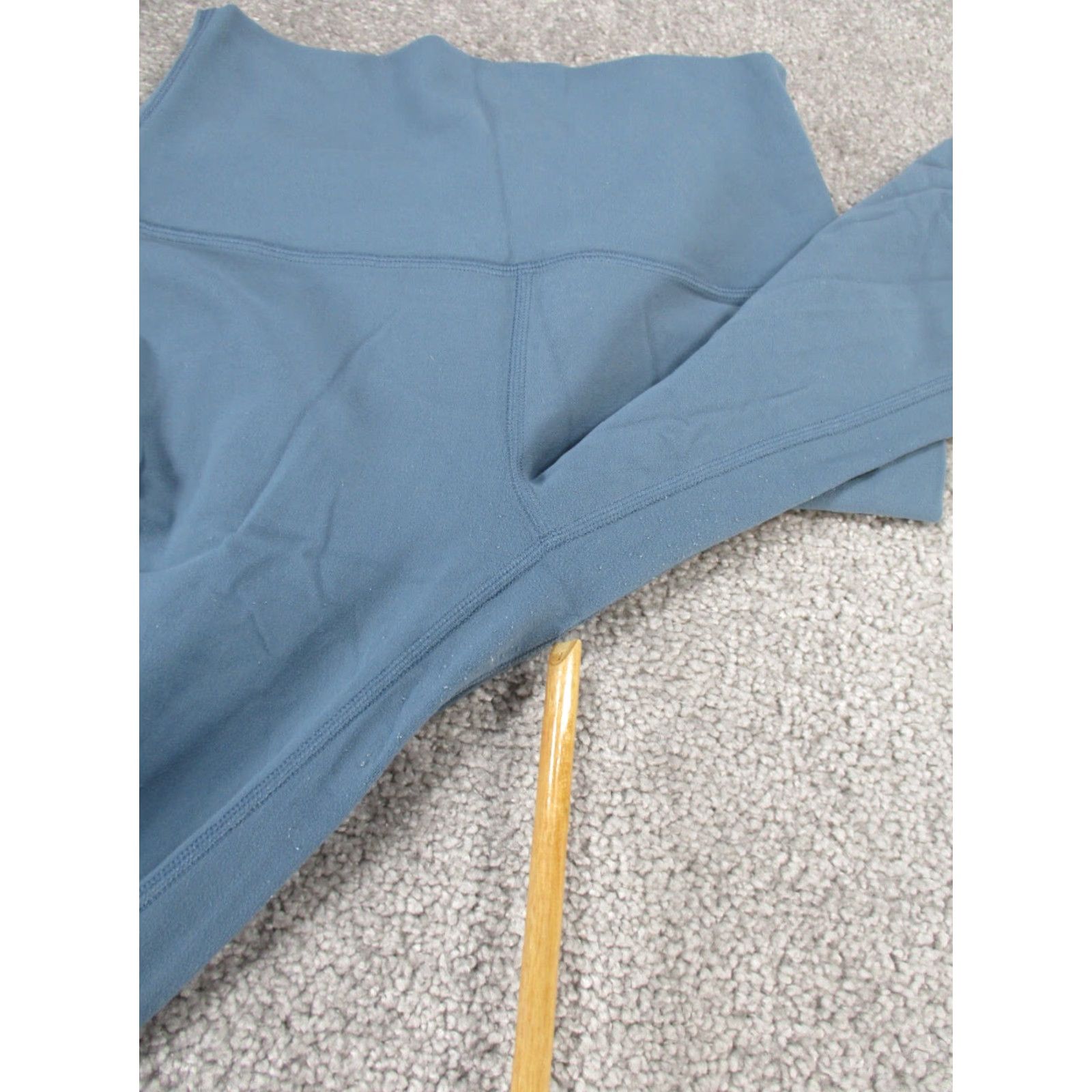 Lululemon Lululemon Leggings Womens 4 Align II Blue Cropped Yoga 25" Activewear Athletic Size 4 Womens Size 27" / US 4 / IT 40 - 4 Thumbnail