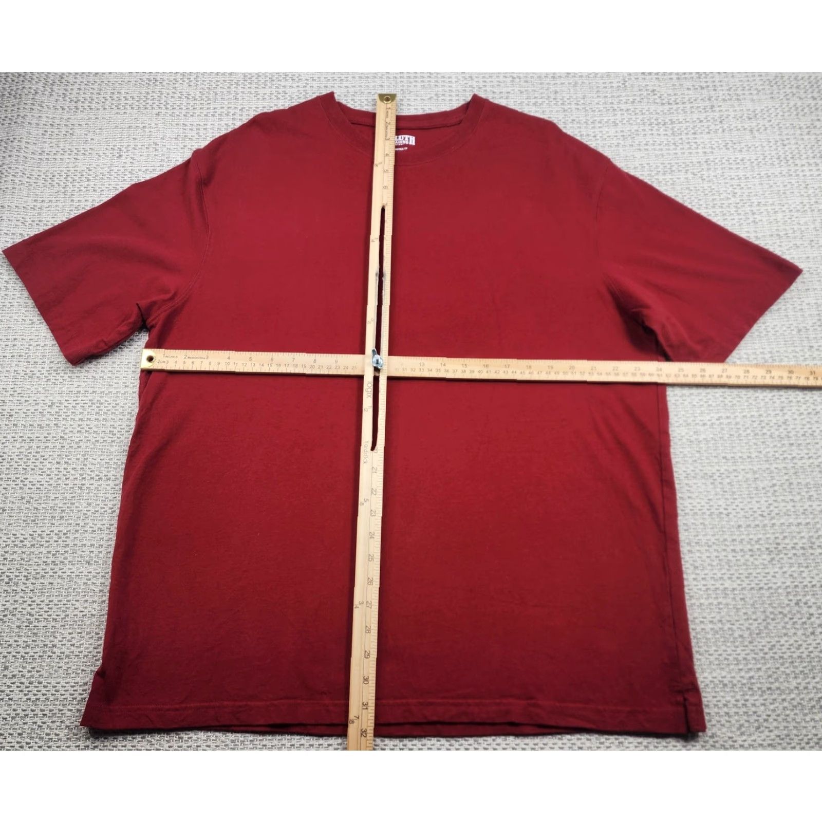 Duluth Trading Company Duluth Trading Shirt Mens XL Red Short Sleeve Crew Neck Cotton T Shirt Workwear Longtail T Classic Outdoor Mens Size US XL / EU 56 / 4 - 7 Thumbnail