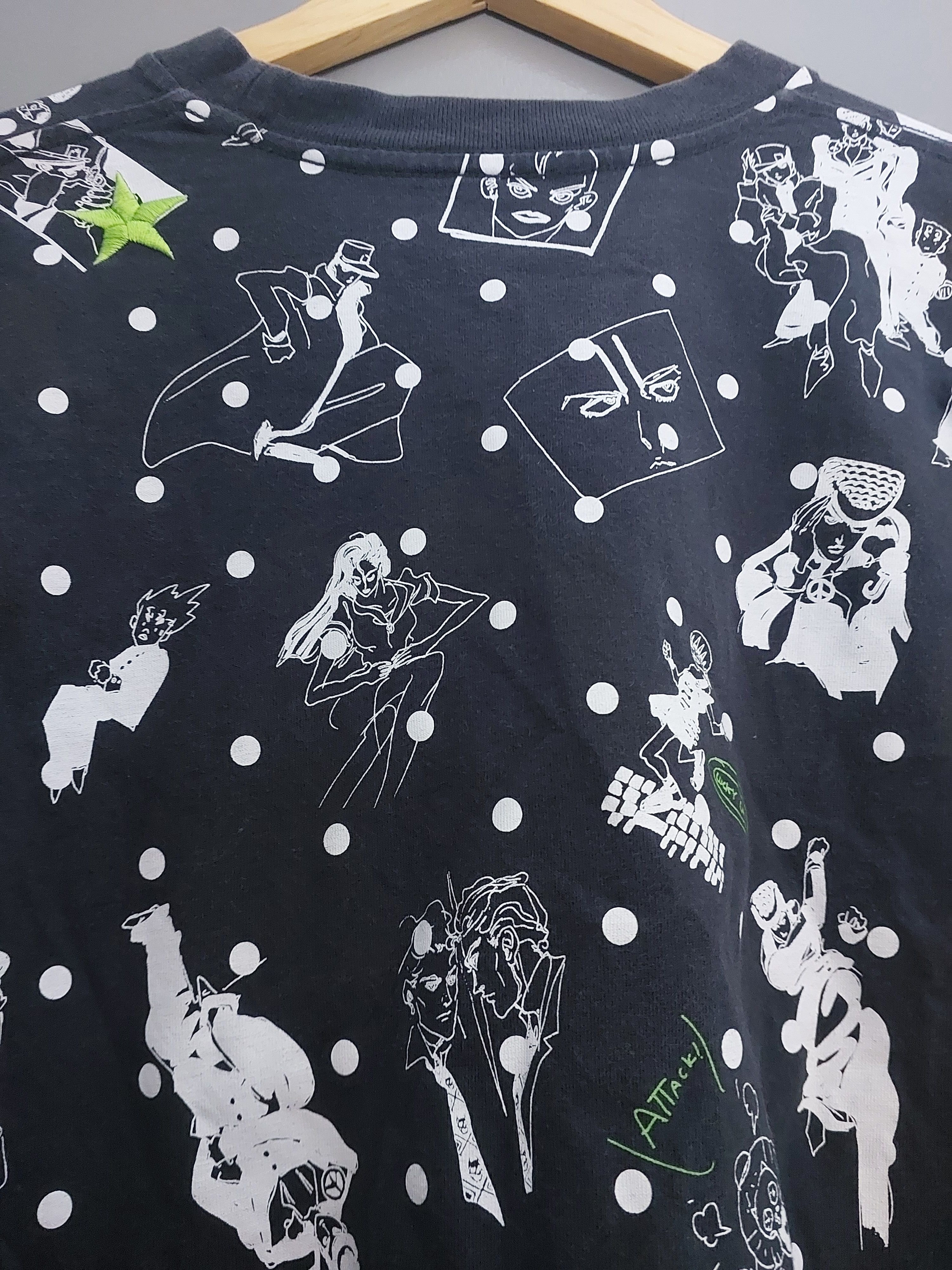 Anime JOJO'S BIZARRE ADVENTURE ANIME EXHIBITION TEE Size US S / EU 44-46 / 1 - 7 Thumbnail