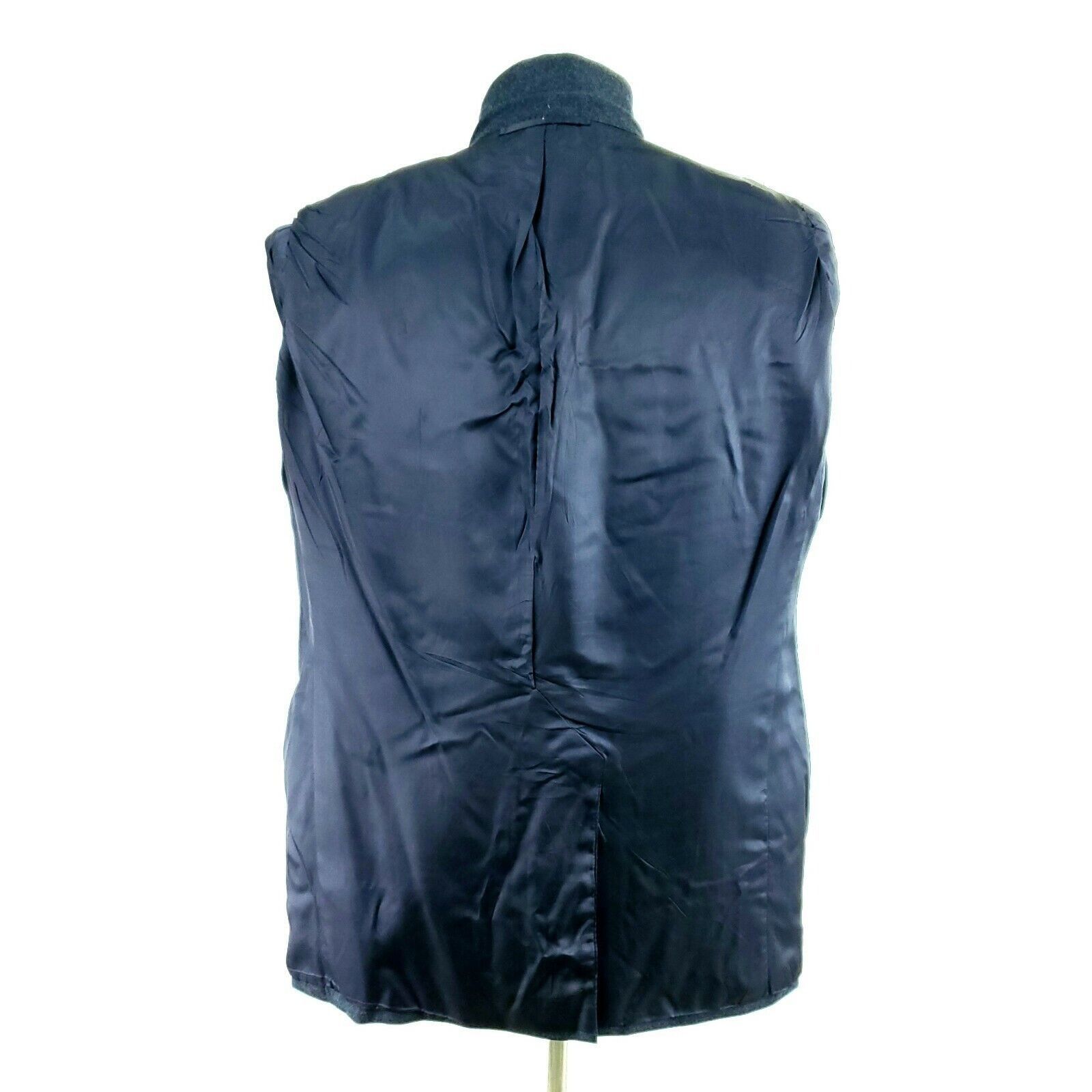 Hickey Freeman Hickey Freeman Boardroom 40R 2 Button Blue Heavy Wool Sport Size 40R - 12 Thumbnail