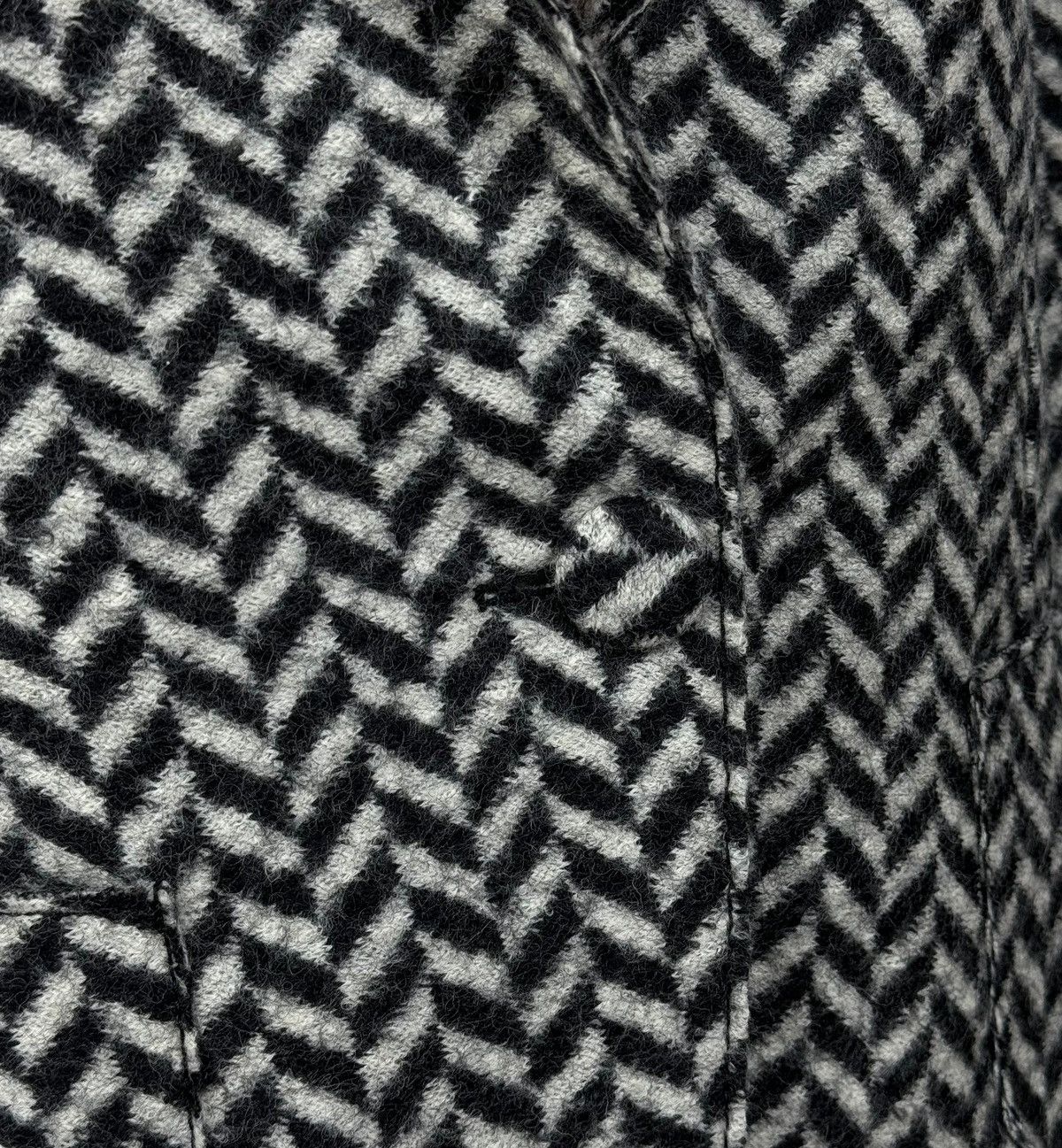 Max Mara Blazer Jacket Geometric Pattern Wool size US 14