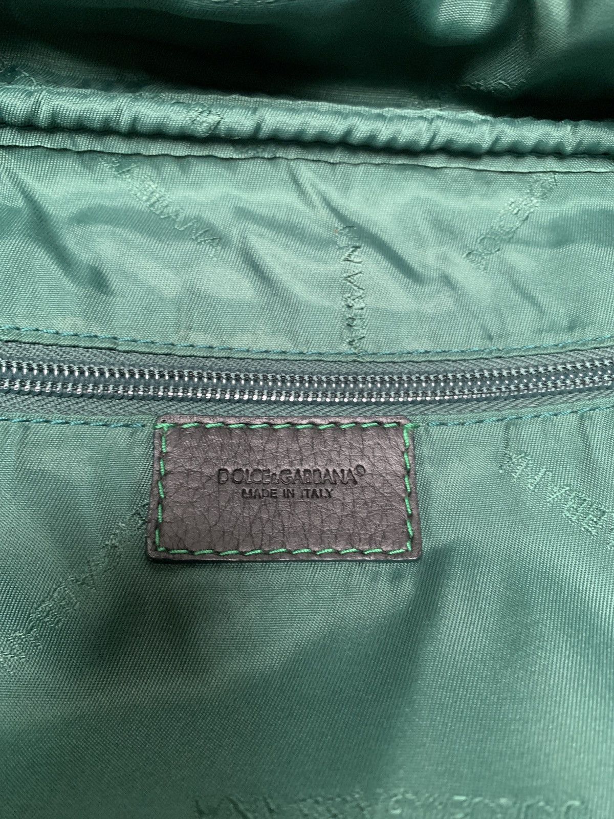 Dolce & Gabbana ARCHIVAL Dolce & Gabbana Multi-Zip Leather Work Bag Size ONE SIZE - 11 Thumbnail