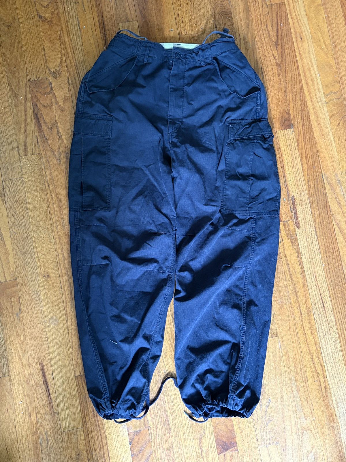 Nanamica Nanamica Navy Ripstop Cargo Pants Size US 36 / EU 52 - 1 Thumbnail