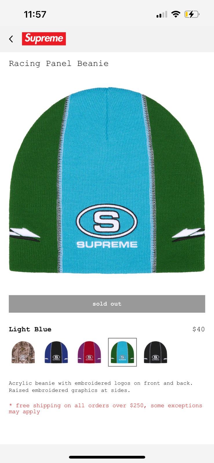 Racing Panel Beanie