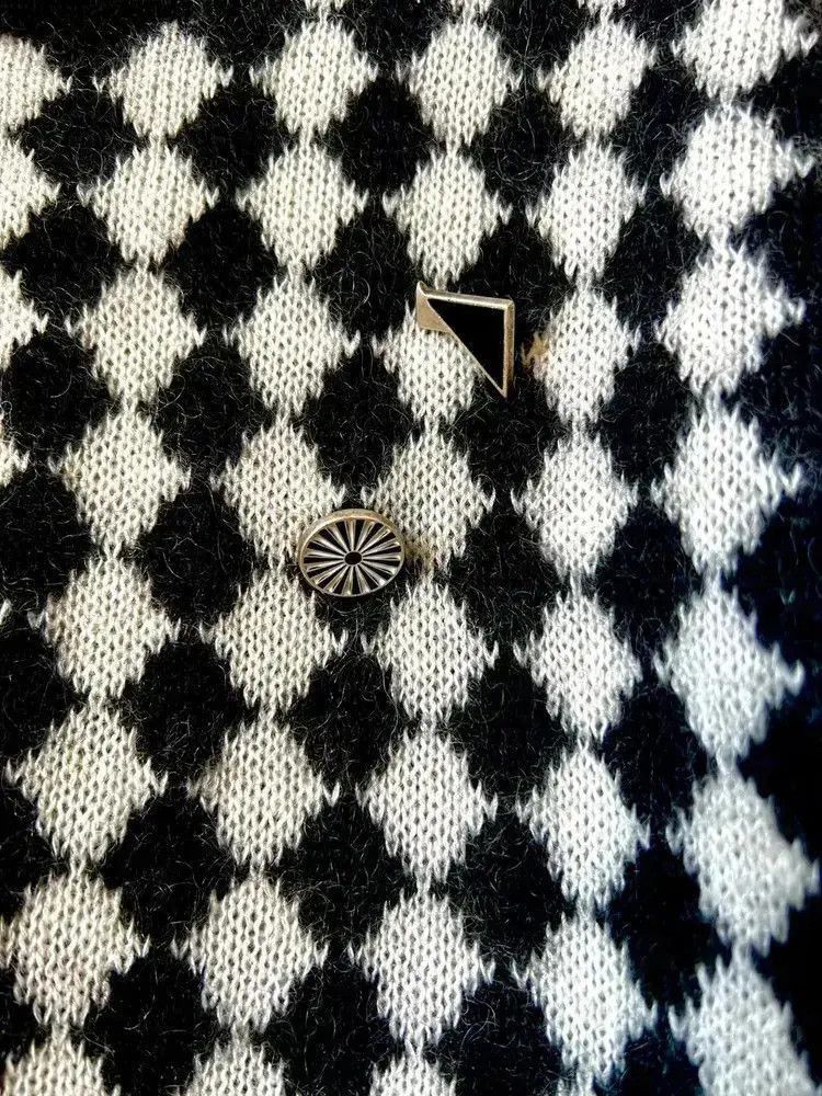 Saint Laurent Paris Saint Laurent Paris 21AW Runway Mohair Check Board Knitwear Size US XL / EU 56 / 4 - 3 Thumbnail