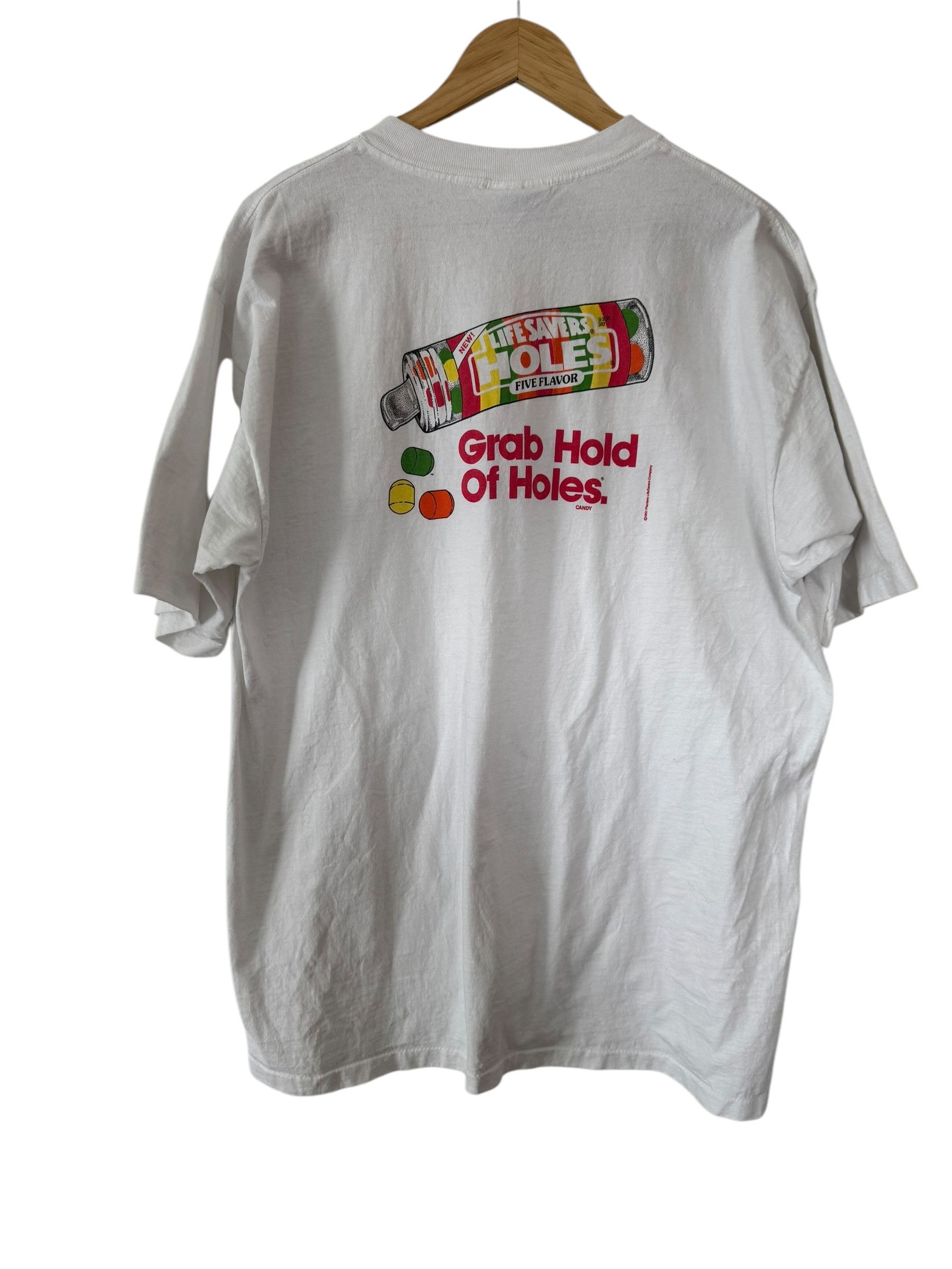 All Sport Vintage 1991 LifeSavers Holes "Grab Hold of Holes" T-shirt Size US XL / EU 56 / 4 - 1 Thumbnail