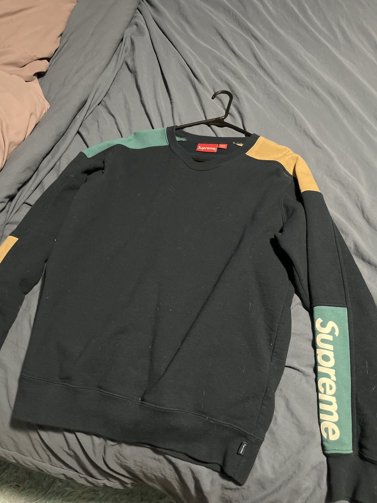 Supreme Supreme Patchwork Arm Logo Crewneck Size US M / EU 48-50 / 2 - 1 Thumbnail