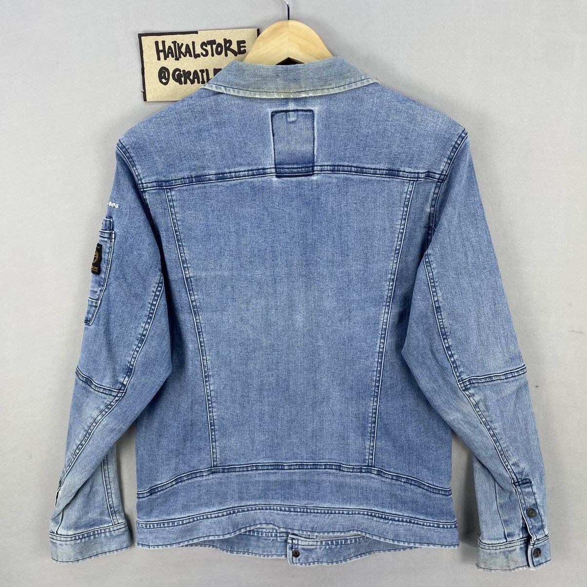 Japanese Brand Vintage Y2k Even River Denim Work Wear Jacket Size US S / EU 44-46 / 1 - 4 Thumbnail