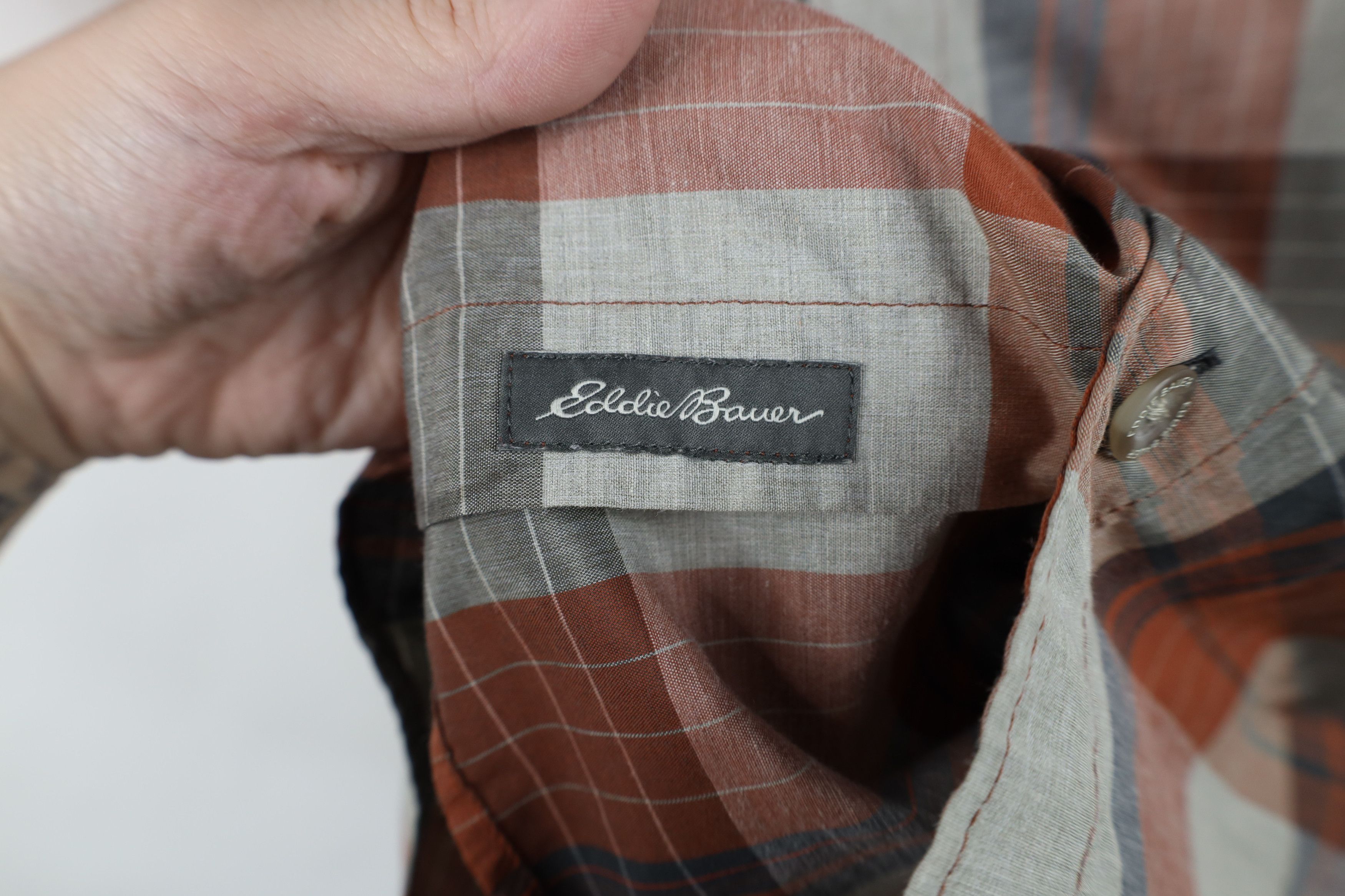Eddie Bauer Eddie Bauer Collared Short Sleeve Button Down Shirt Plaid Size US XL / EU 56 / 4 - 4 Thumbnail