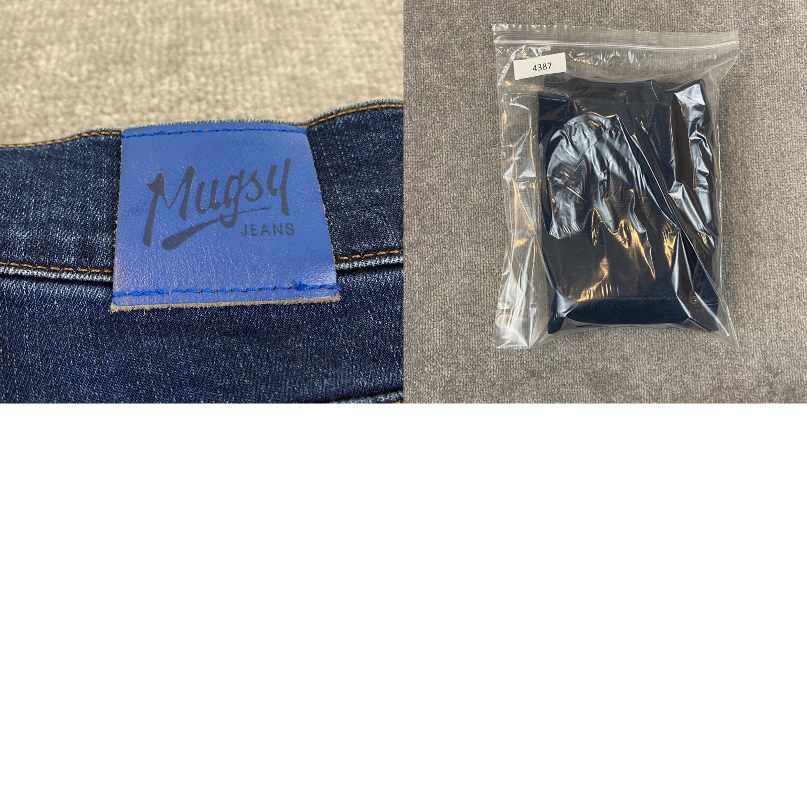 Denime Mugsy Woodys Jeans Mens 40x32 Straight Denim Medium Wash Blue Stretch Regular 5-Pocket Classic Outdoor Mens Jeans Size US 30 / EU 46 - 9 Thumbnail