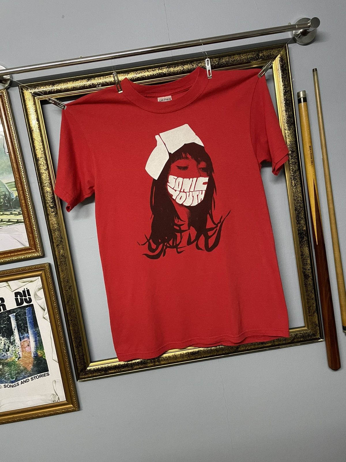 Band Tees Vintage Original Sonic Youth Nurse Art Face Og Rock Tshirt Size US S / EU 44-46 / 1 - 2 Thumbnail