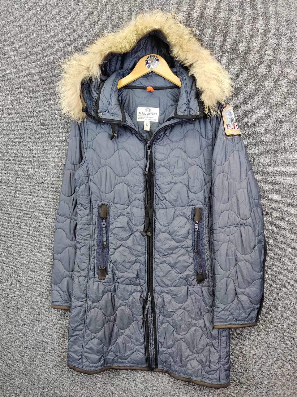 Vintage Vintage 90's Parajumpers Quilted Military Fur Parkas Size US S / EU 44-46 / 1 - 2 Thumbnail