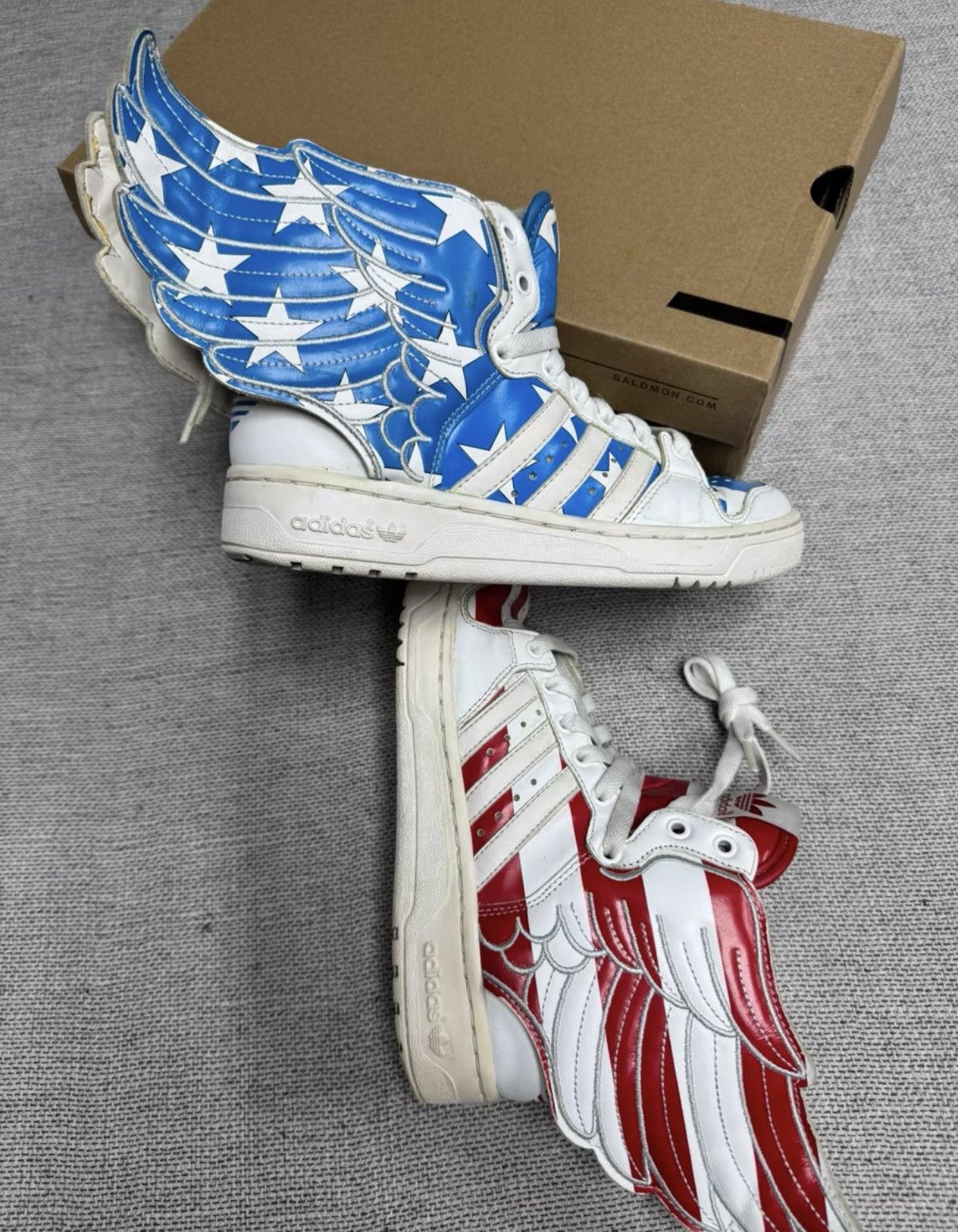 Adidas Adidas Jeremy Scott Wings 2.0 USA Flag K37 Size US 6.5 / IT 36.5 - 6 Thumbnail