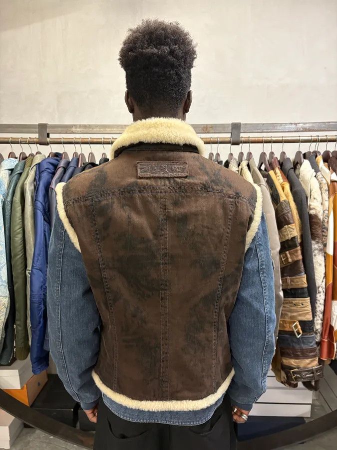 Dolce & Gabbana AW2005 Dolce & Gabbana Cowboy Denim Shearling Jacket Size US M / EU 48-50 / 2 - 5 Thumbnail