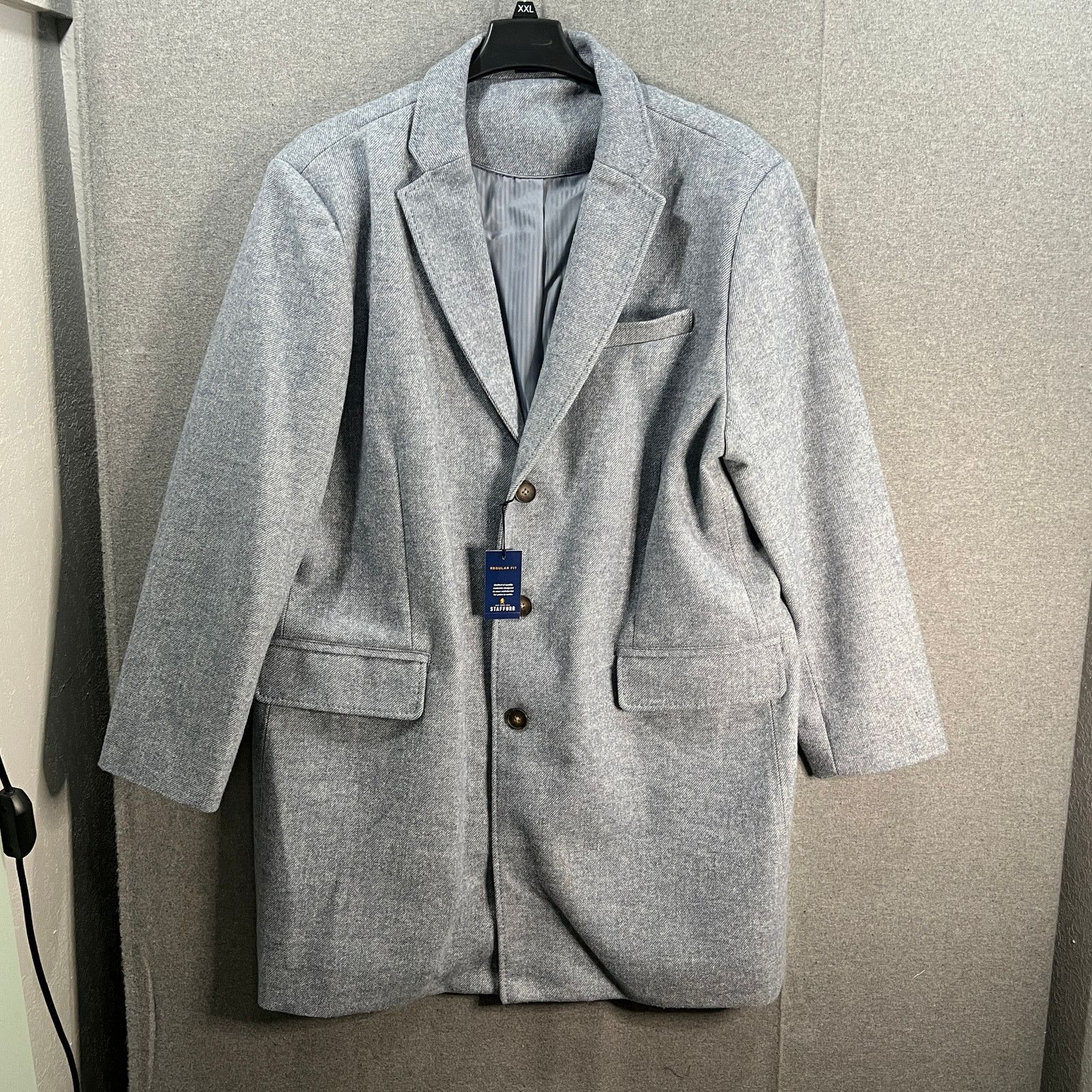 Other Stafford Mens Water Resistant Midweight Topcoat Size US XXL / EU 58 / 5 - 4 Thumbnail