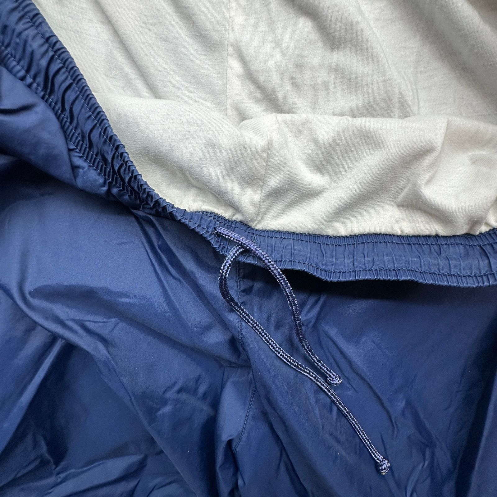Adidas VTG 90s Adidas Lined Windbreaker Track Pants XL Navy Blue Size US 40 / EU 56 - 9 Thumbnail