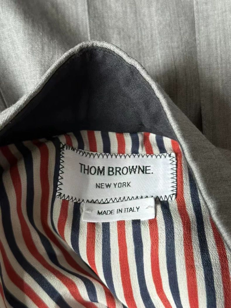 Thom Browne Thom Browne Medium grey pleated skirt Size 26" / US 2 / IT 38 - 4 Thumbnail