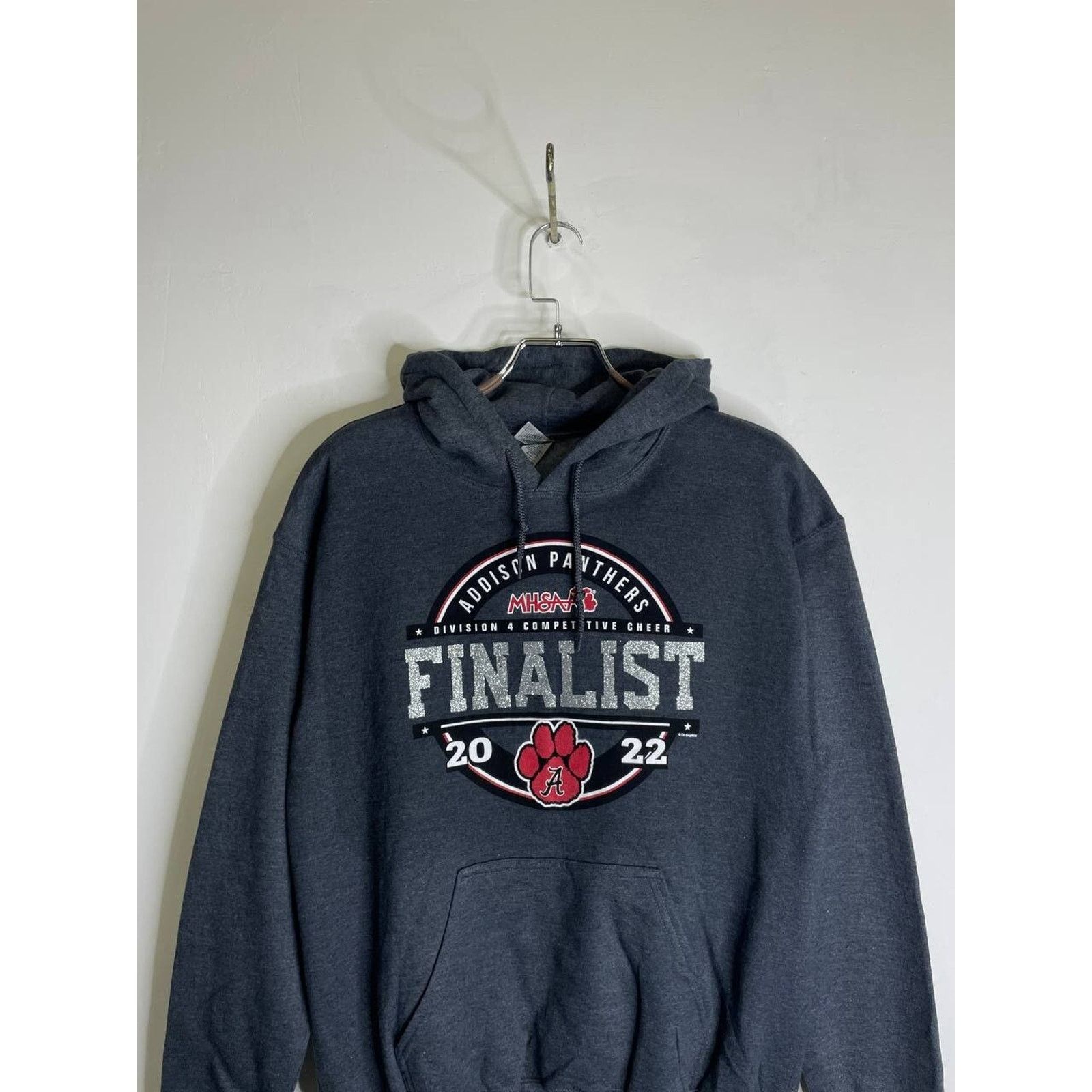 Gildan Vintage Addison Panthers FINALIST Hoodie MHSAA M Size US M / EU 48-50 / 2 - 2 Thumbnail