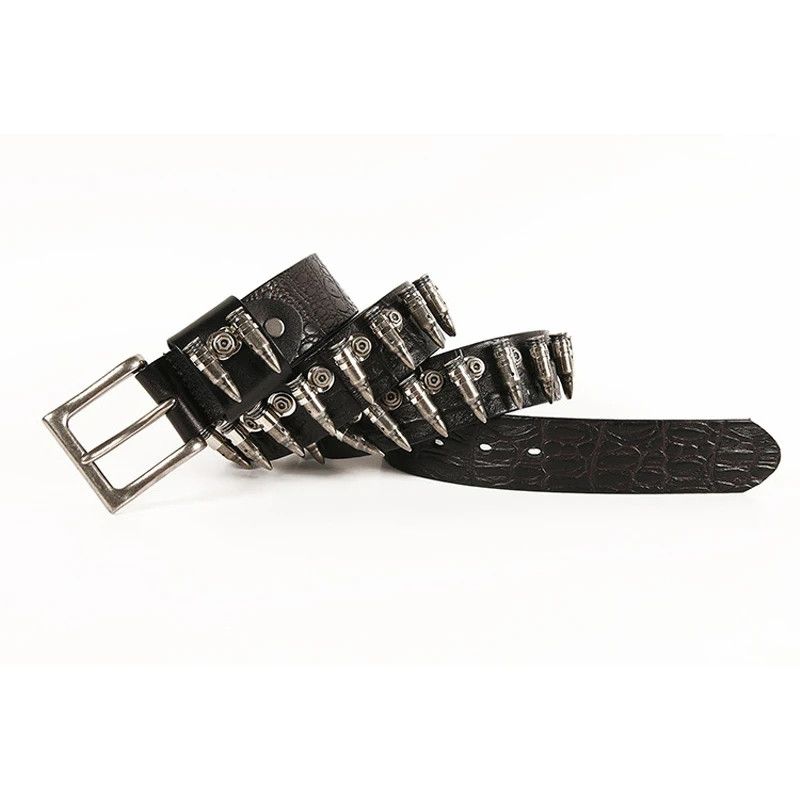 Japanese Brand Rivet Bullet Leather Belt Size ONE SIZE - 1 Thumbnail