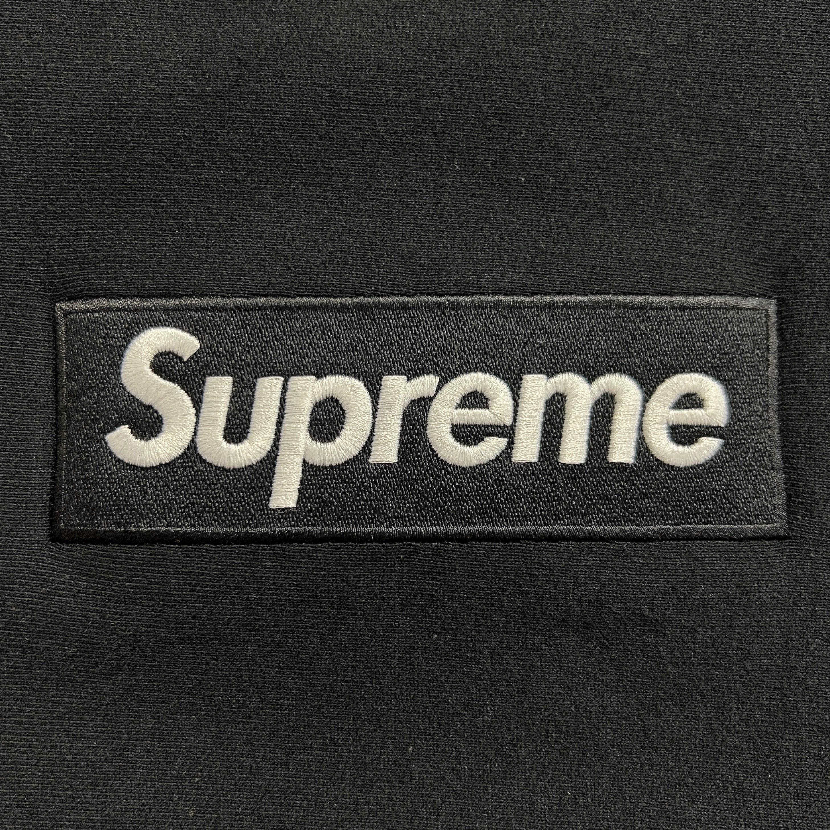 Supreme Supreme 15FW Box Logo CrewNeck Black Size US XL / EU 56 / 4 - 3 Thumbnail