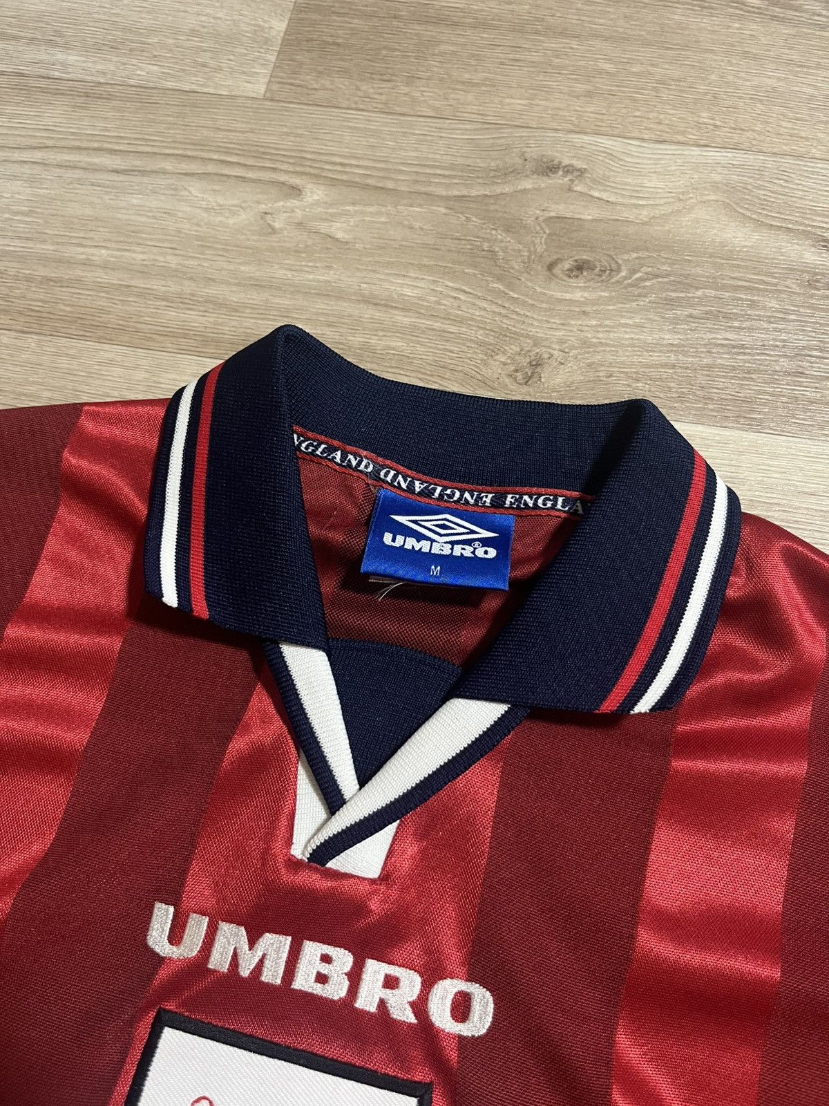 Umbro Vintage 90s Team England 1997-1999 Umbro Soccer Jersey Size US M / EU 48-50 / 2 - 4 Thumbnail