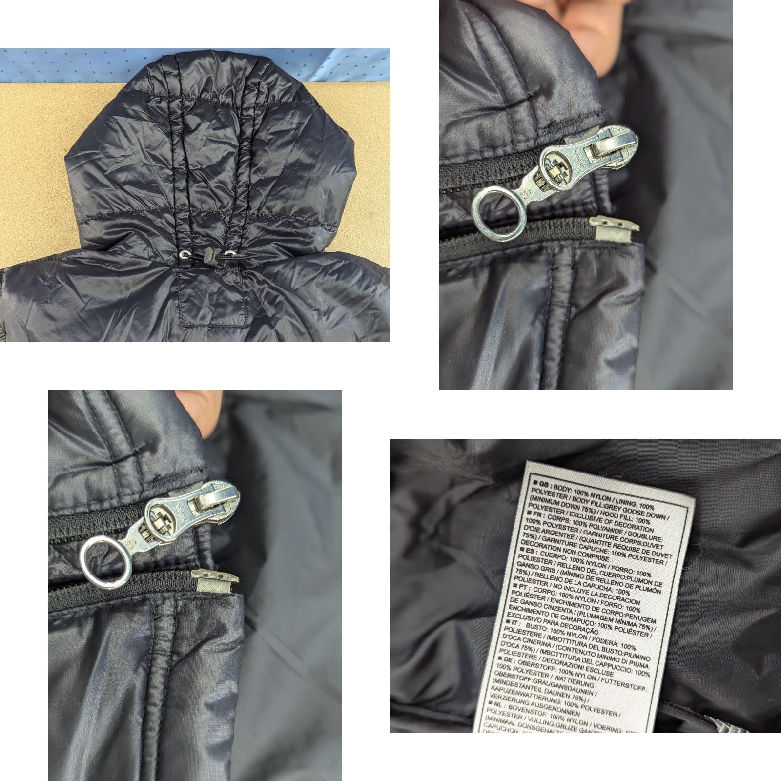 Nike Nike ACG Down 550 Vest Womens Size M Black Full Zip Hooded Puffer Gilet Size M / US 6-8 / IT 42-44 - 8 Thumbnail